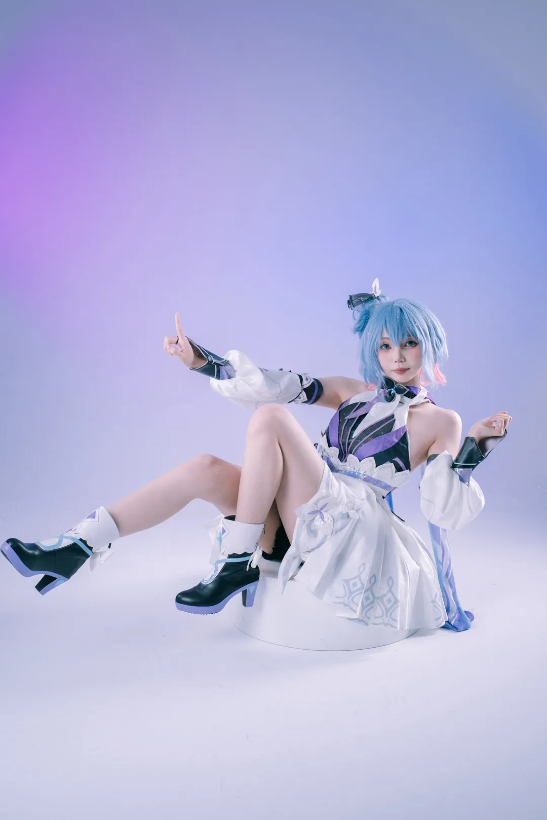 王者荣耀, 小乔cos, cosplay摄影, 白棚写真, 时之魔女cos - 第6张