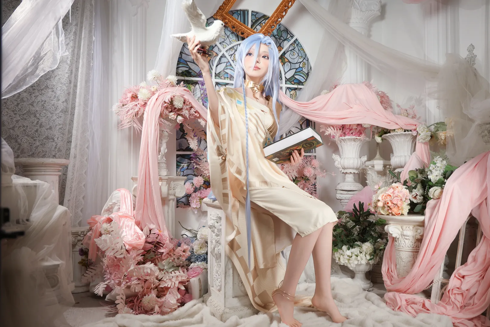 重返未来1999, cosplay正片, 37cos, 仙气装扮, 梦幻光影 - 第5张