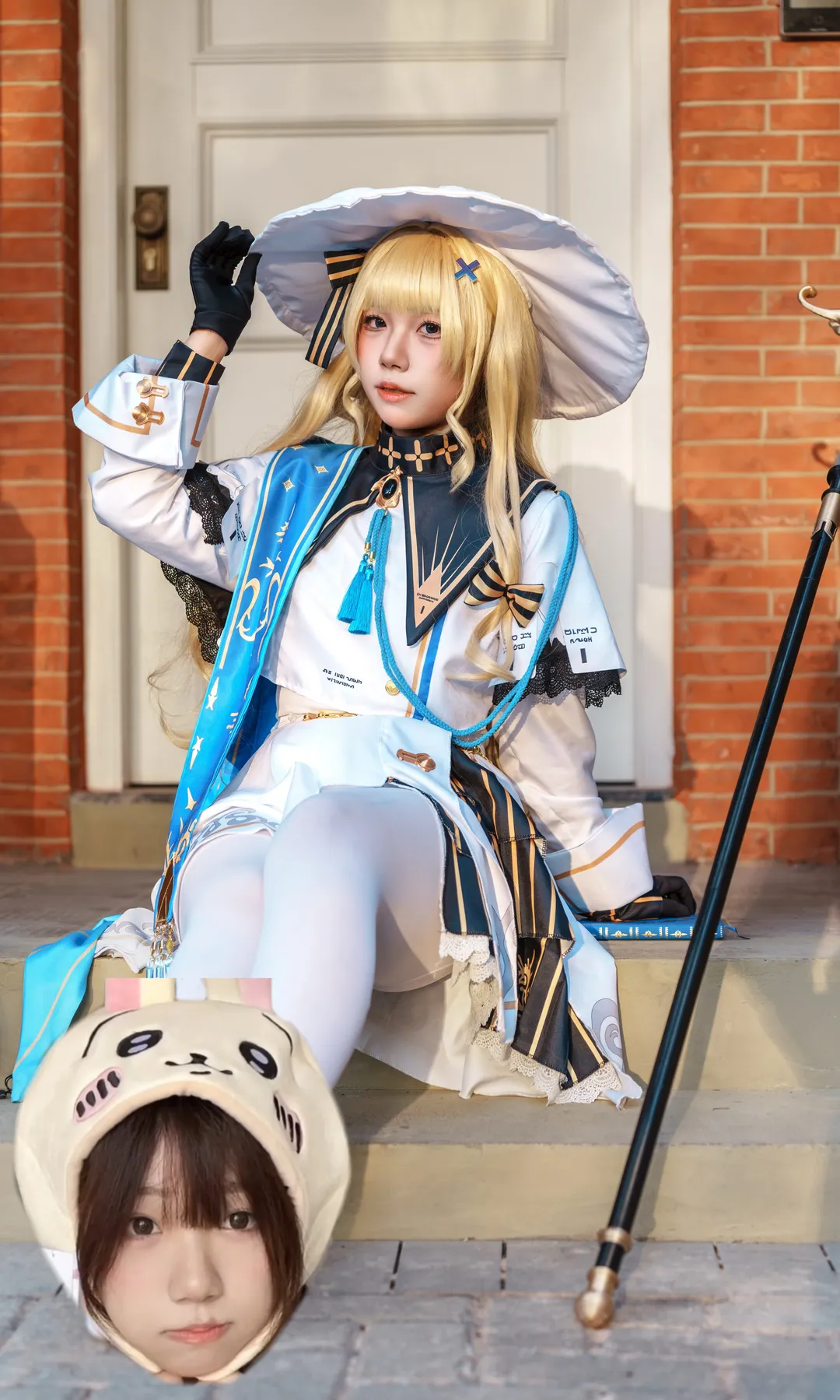 菲比cos, 鸣潮, cosplay摄影, 户外人像, 白丝穿搭 - 第1张