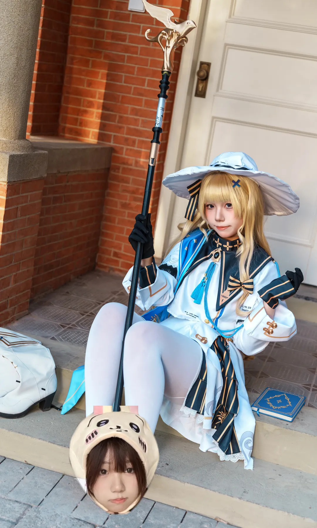 菲比cos, 鸣潮, cosplay摄影, 户外人像, 白丝穿搭 - 第2张