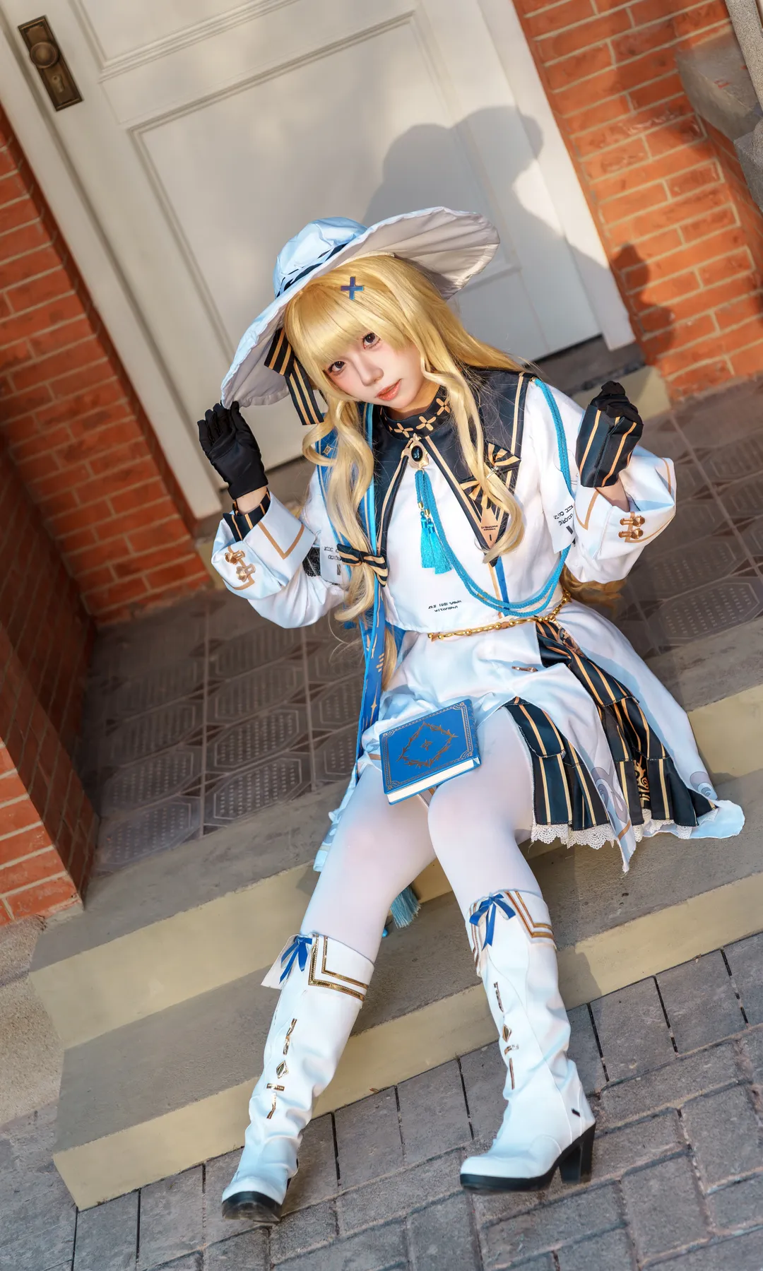菲比cos, 鸣潮, cosplay摄影, 户外人像, 白丝穿搭 - 第4张