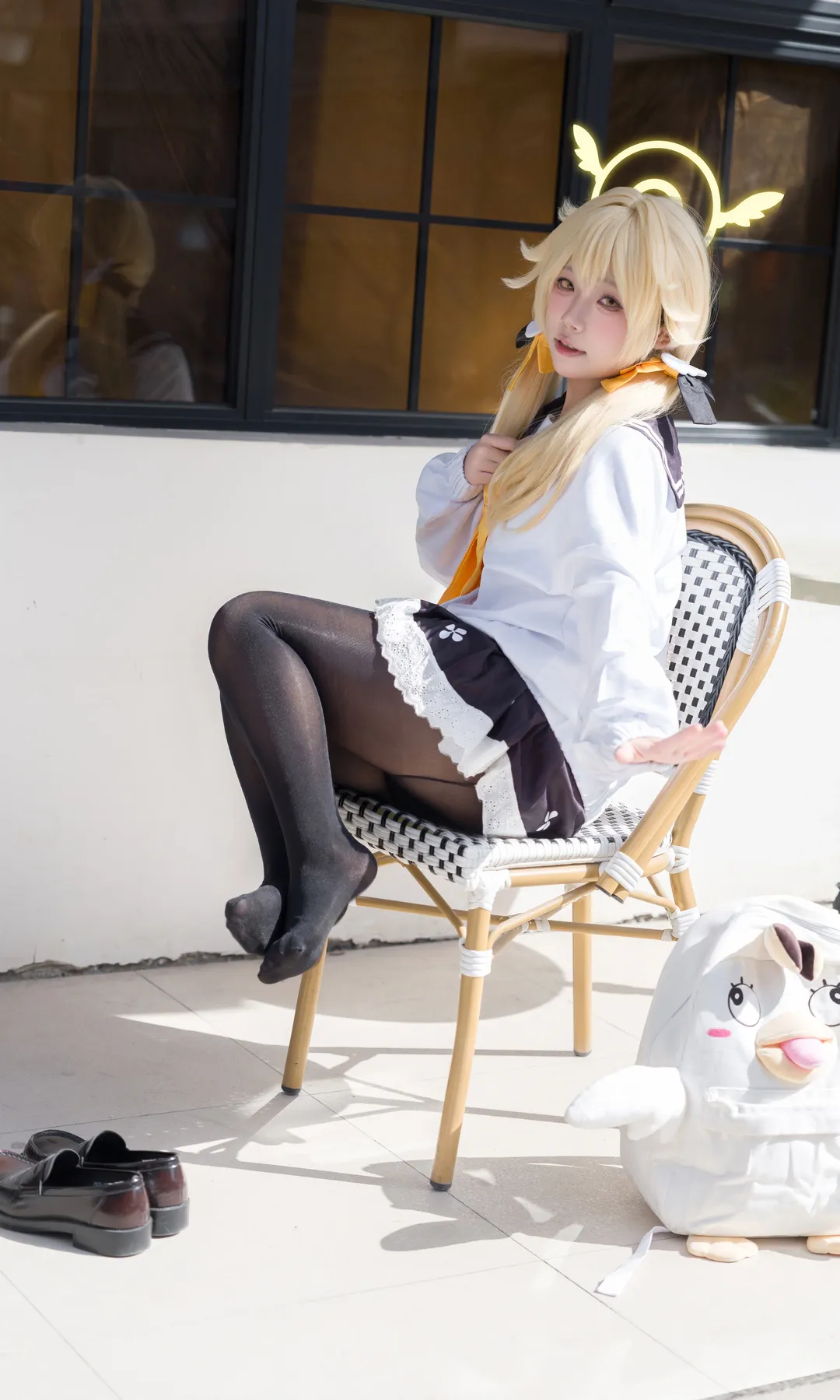 ブルーアーカイブ, 二次元コスプレ, 萌え系コスプレ, 黒タイツ コーデ, ヒフミのコスプレ
