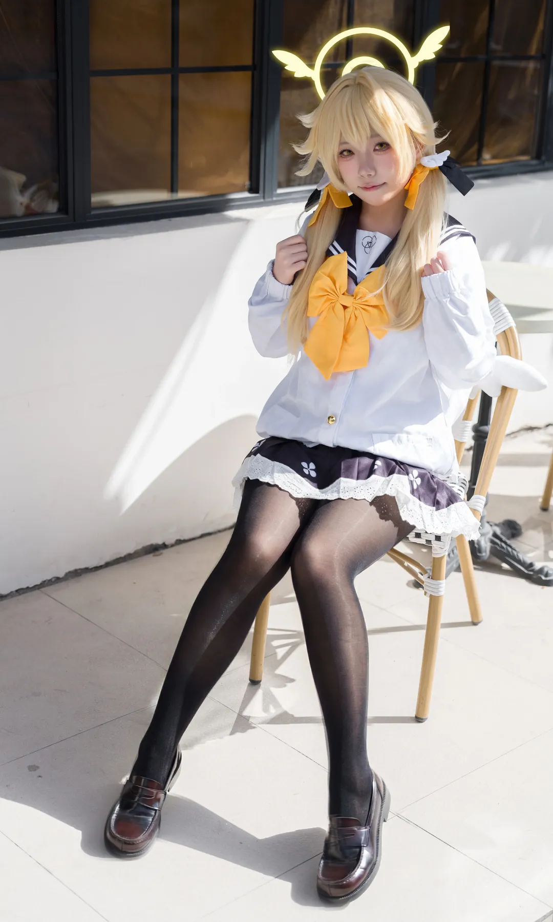 蔚蓝档案, 二次元cosplay, 萌妹cosplay, 黑丝穿搭, 日富美cos - 第2张