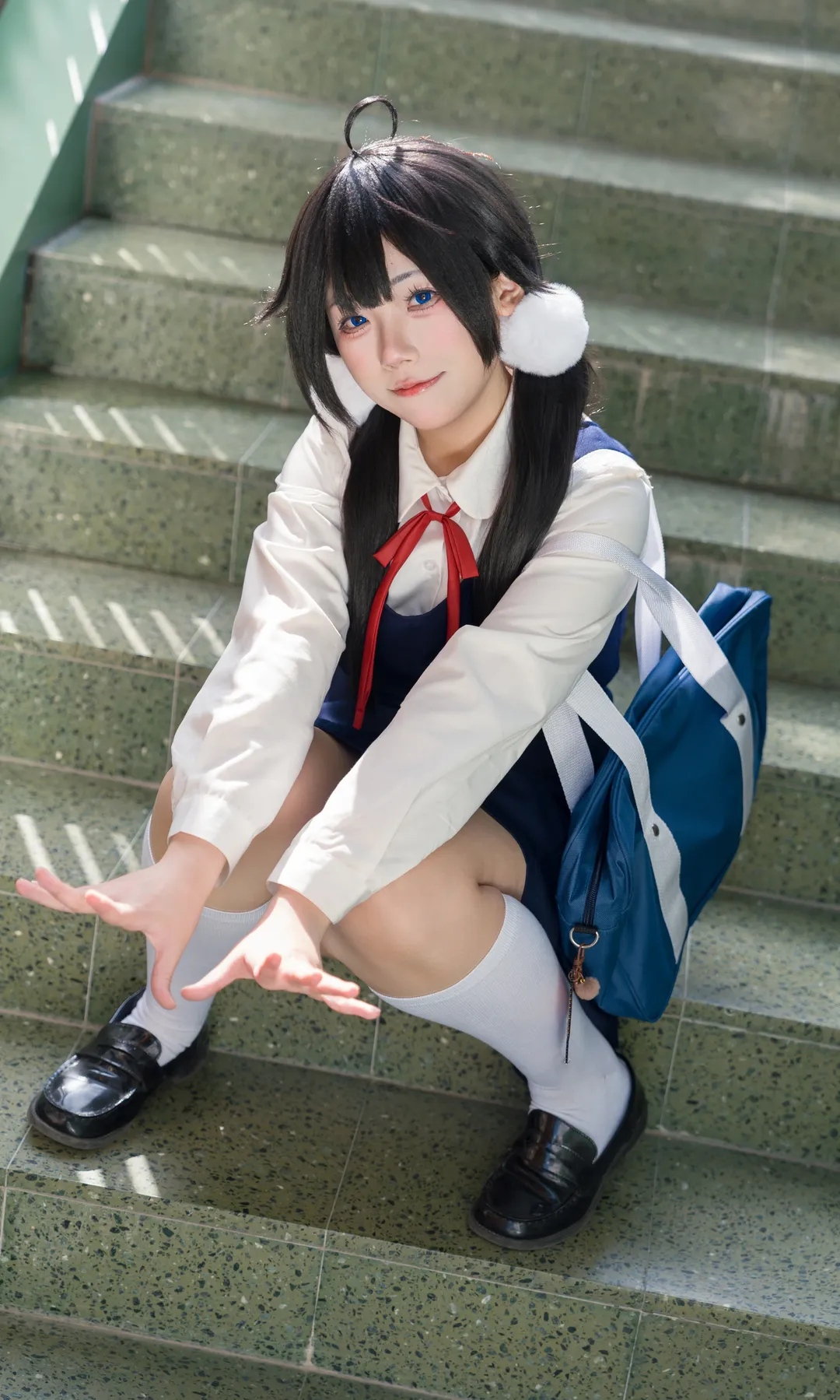 cosplay, 二次元少女, 校园风, 玉子cos, 玉子市场