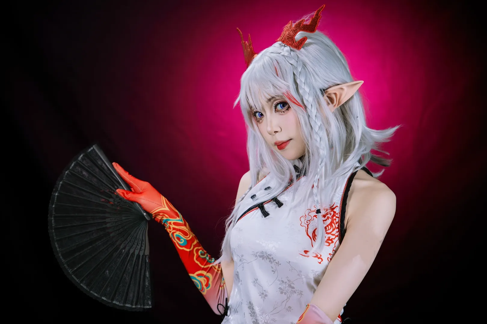 漫展场照, cosplay摄影, 国风旗袍, 北京ijoy漫展, 年龙女cos