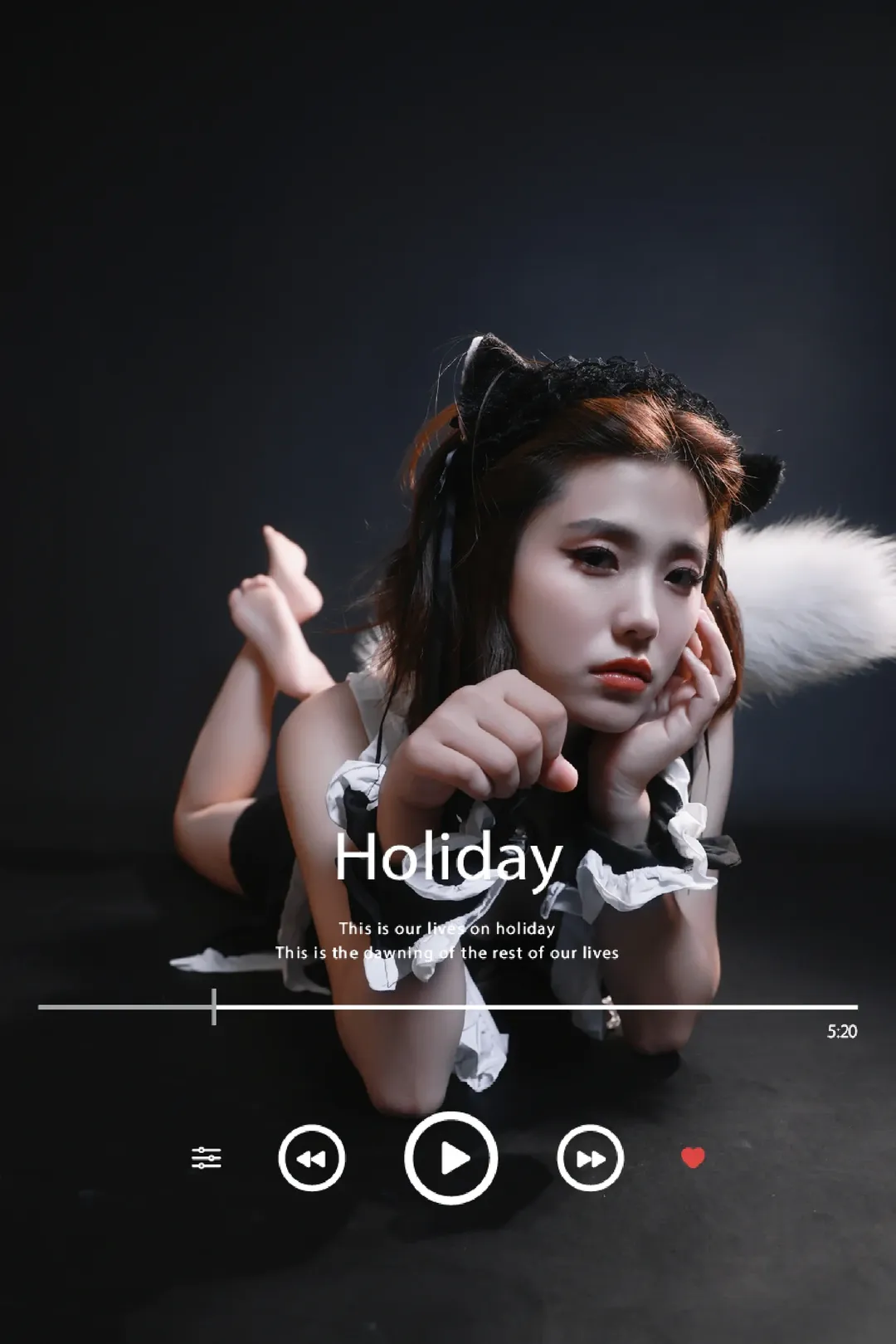 cosplay摄影, 猫女cos, 兽耳女仆写真, 北京约拍, 慵懒风人像