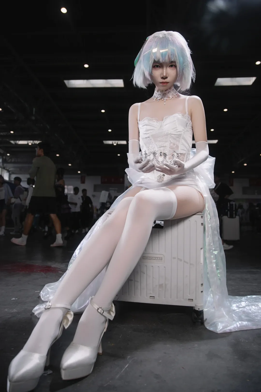 cosplay, 二次元攝影, 漫展返圖, 花嫁cos, 寶石之國cos