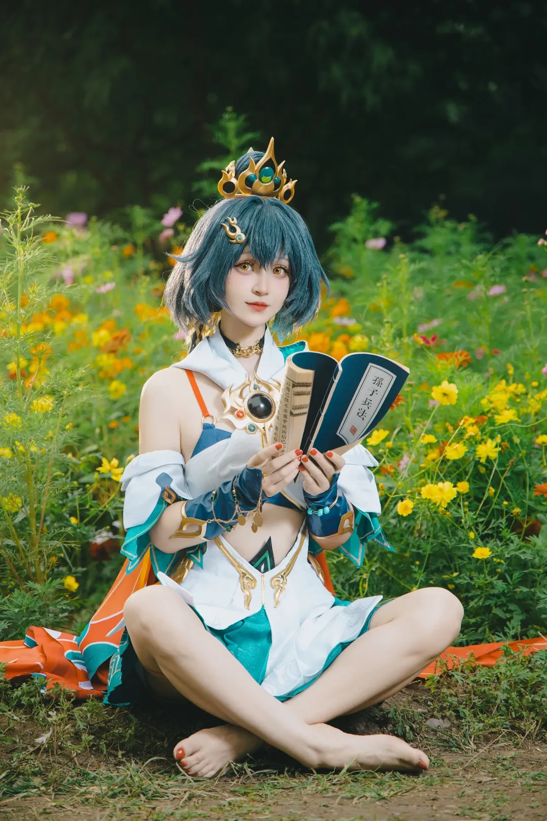 崩坏星穹铁道, 二次元cosplay, 云璃cos, 糖葫芦道具, 圆明园外景 - 第3张