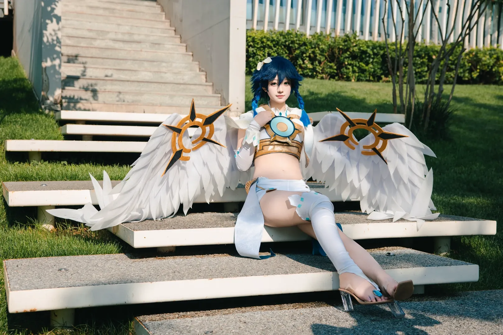 2D, Genshin Impact, cosplay, Convention photos, Venti cosplay