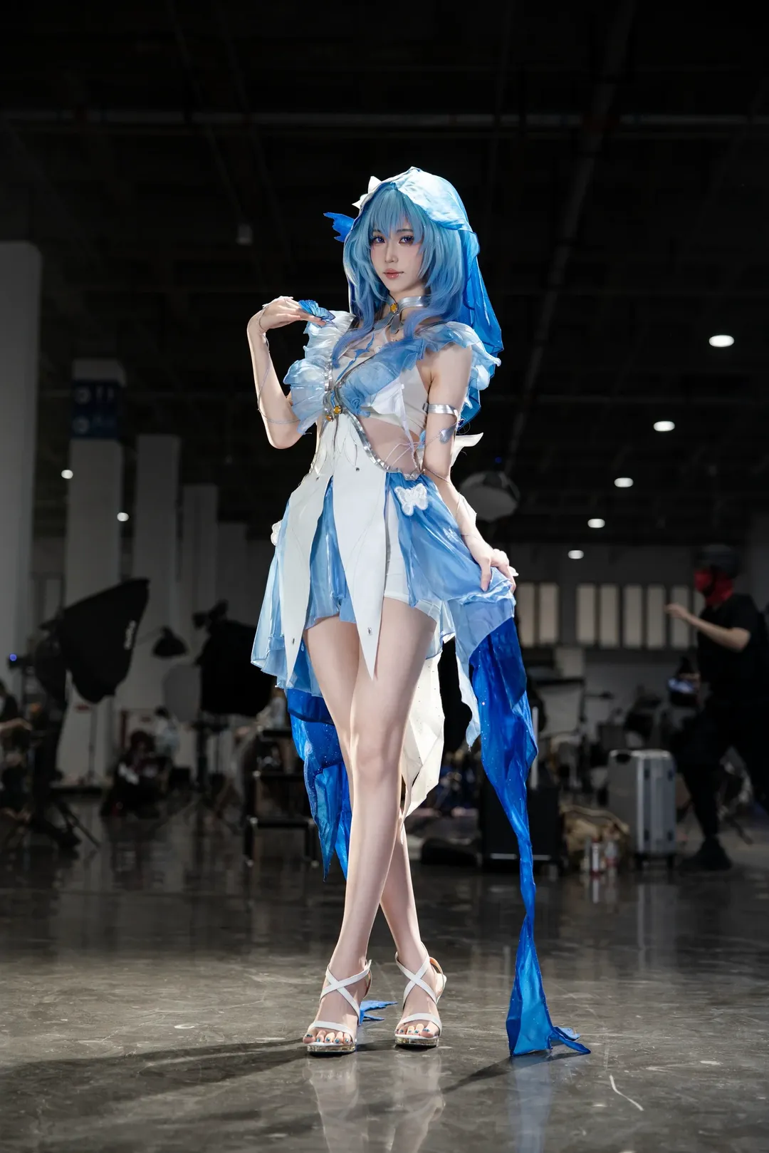 Anime-style photography, The Shorekeeper cosplay, Convention photos, Beijing iDo Anime Convention, Wuthering Waves