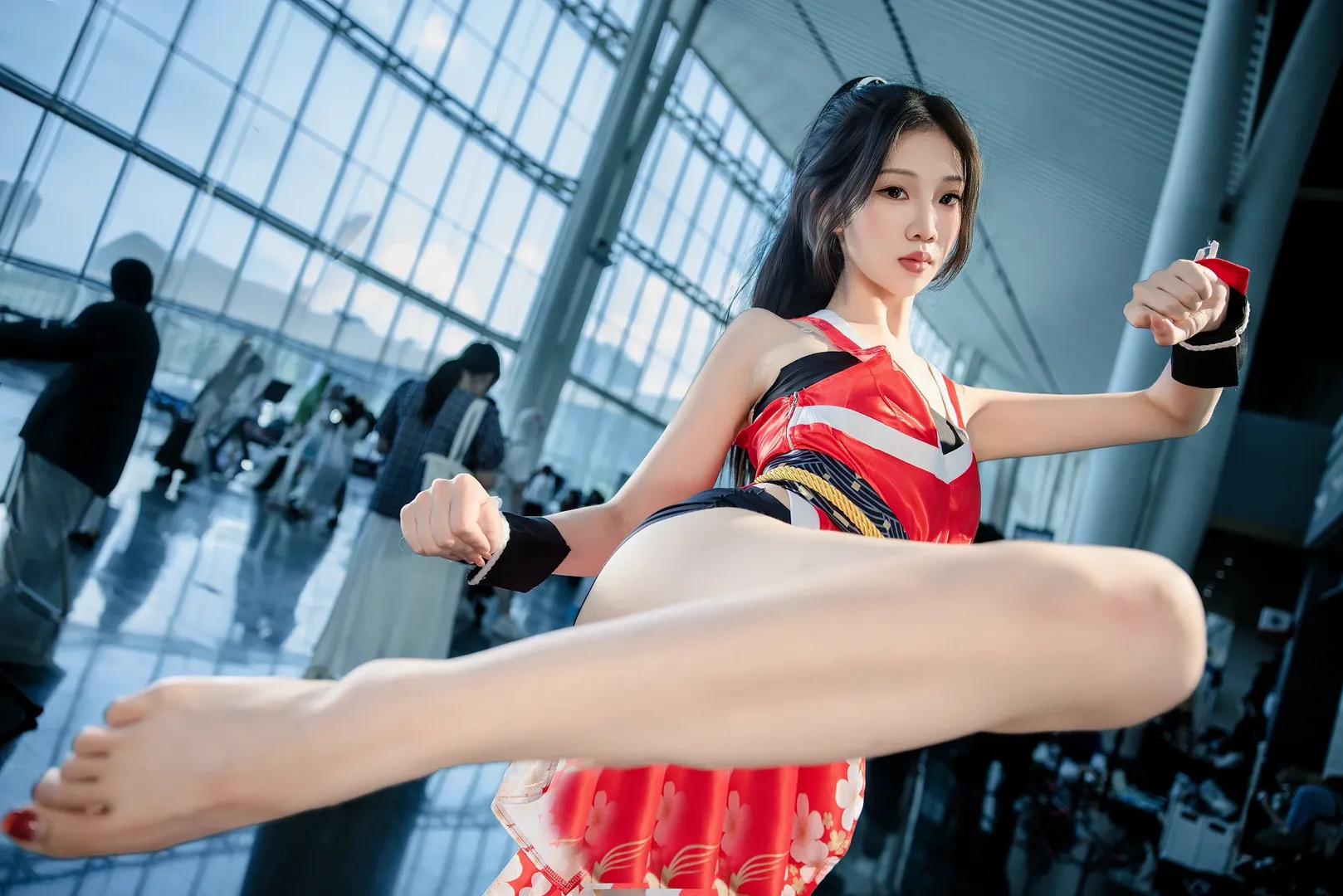 2D, cosplay, Convention photos, Mai Shiranui cosplay, Chengdu Worldline Animation and Comic Exhibition - Image 3