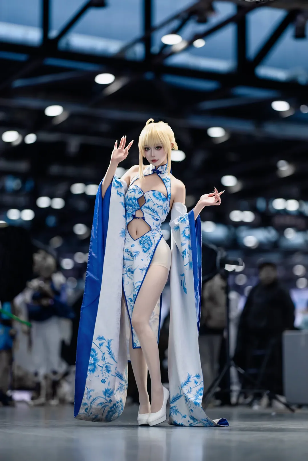 二次元, フェイト, イベント写真, セイバー コスプレ, 染付 - 2枚目