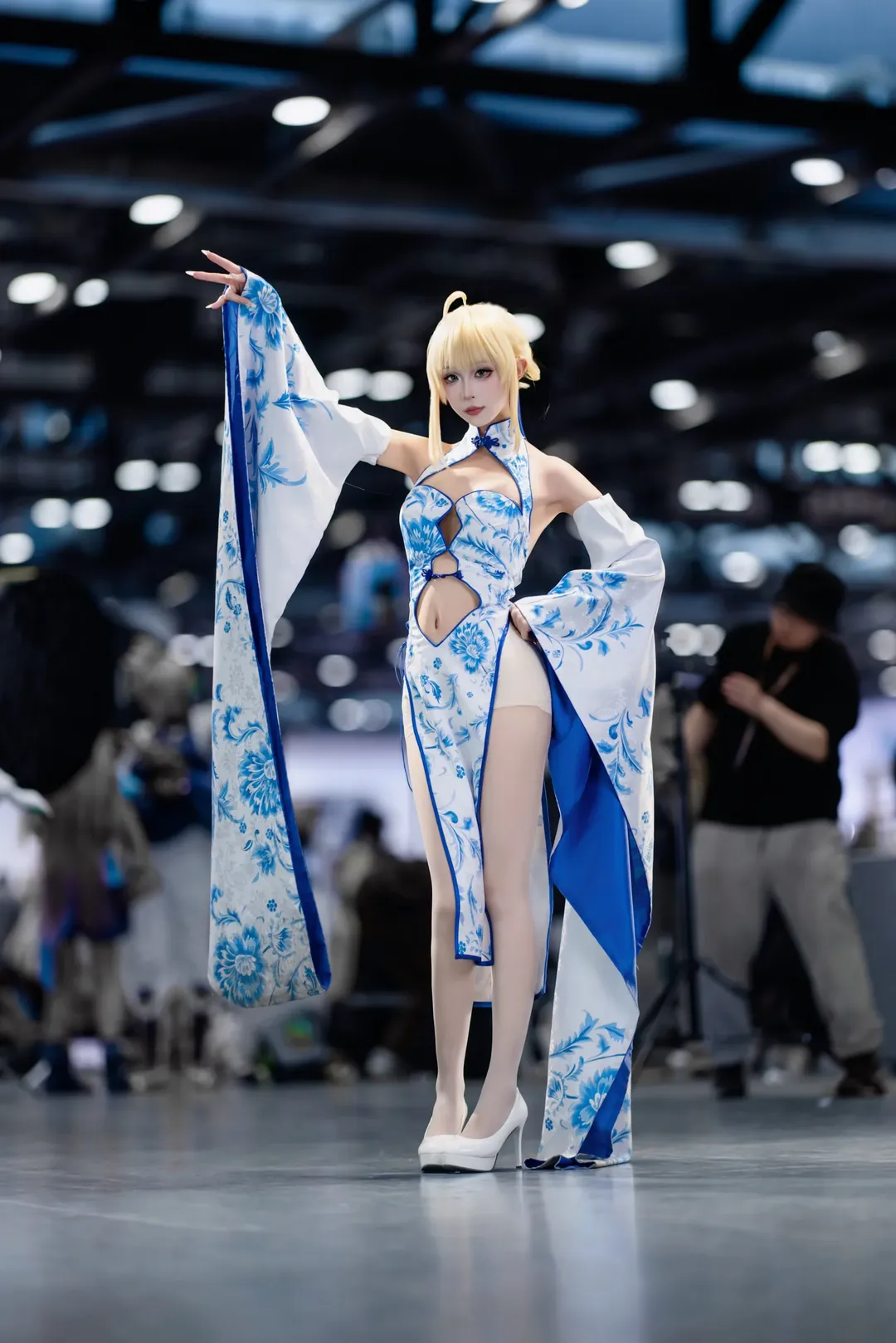 二次元, フェイト, イベント写真, セイバー コスプレ, 染付