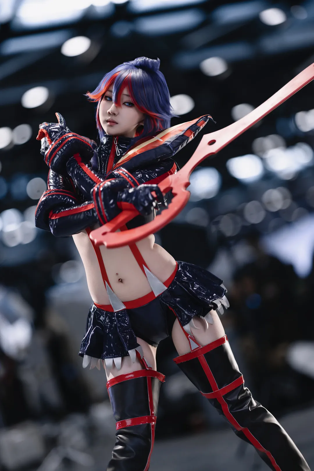 二次元摄影, 漫展场照, 缠流子cos, 斩服少女, 战斗系cosplay