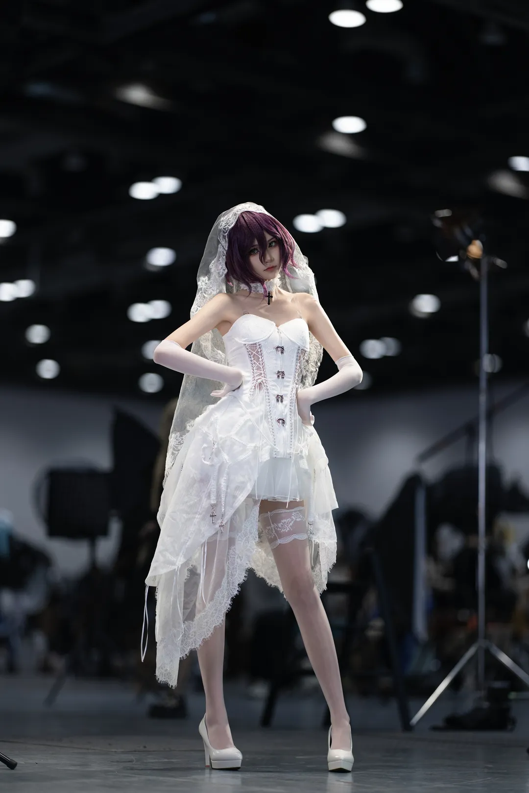 二次元摄影, 漫展场照, 电锯人, 花嫁cos, 雷塞cos
