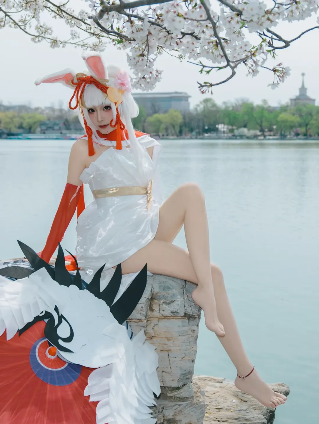 二次元, 公孙离cos, 祈雪灵祝, cosplay摄影, 外景正片 - 第3张