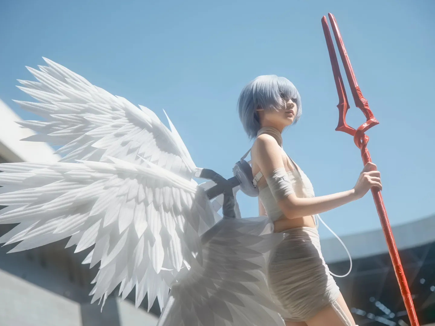 漫展返图, 绫波丽cos, 新世纪福音战士, cosplay摄影, 世界线漫展 - 第3张