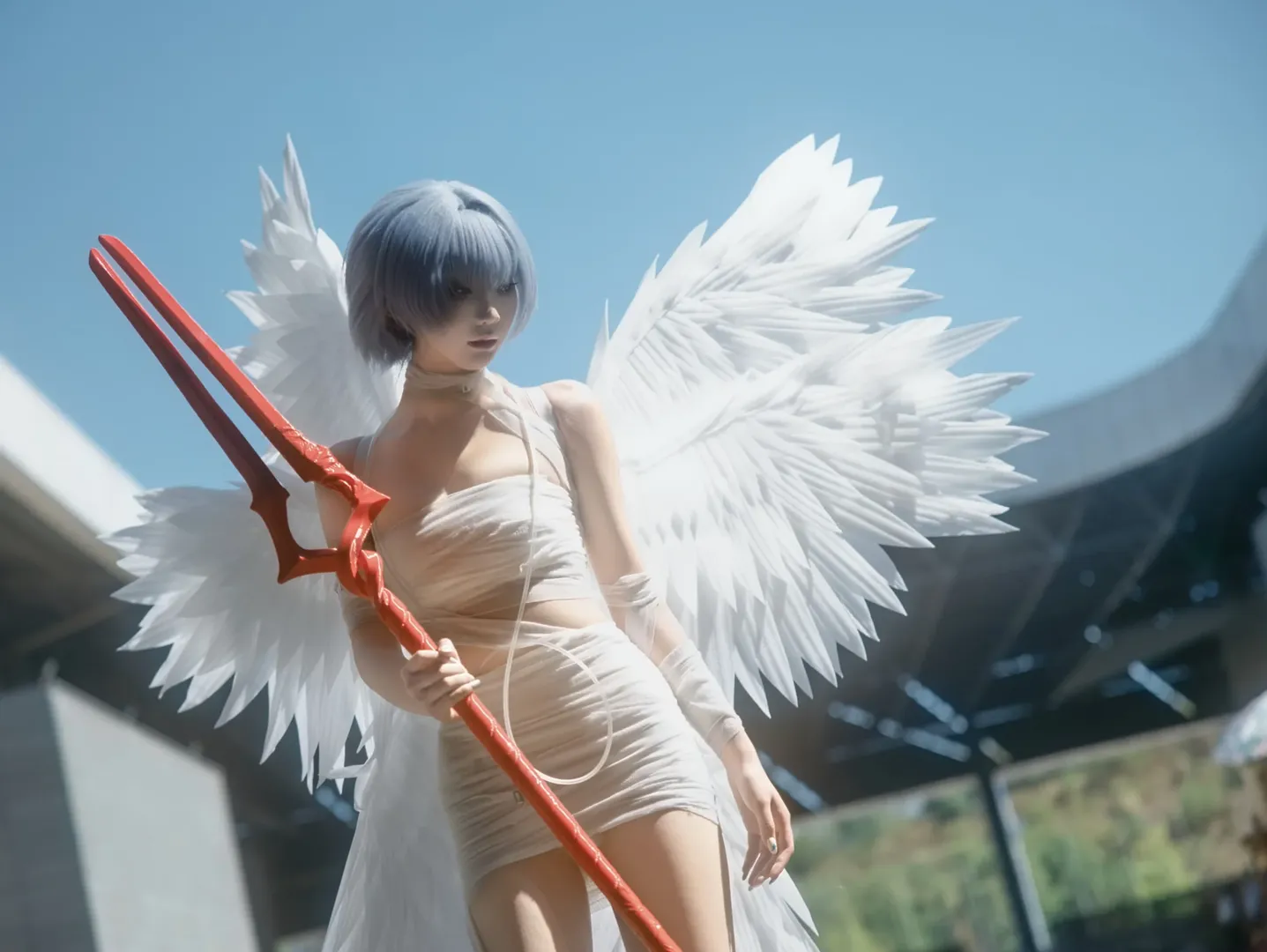 漫展返图, 绫波丽cos, 新世纪福音战士, cosplay摄影, 世界线漫展 - 第4张