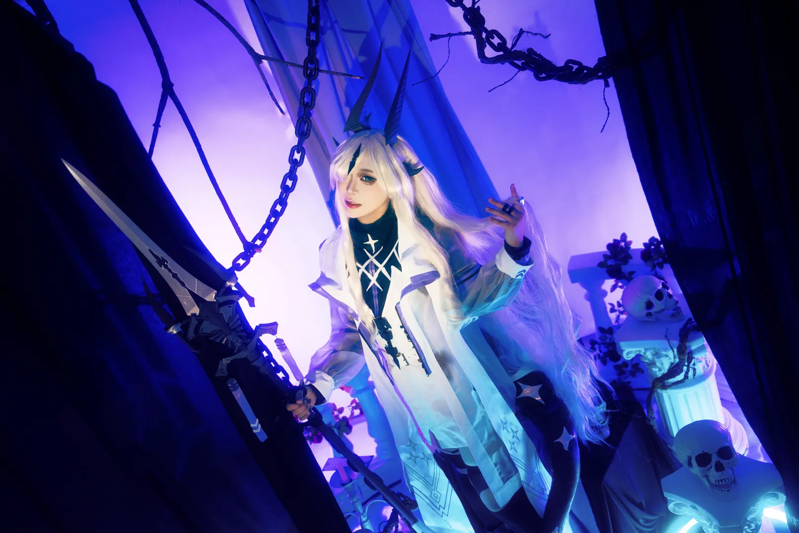 角色还原, 二次元摄影, cosplay正片, 明日方舟cos, 废墟风写真 - 第6张