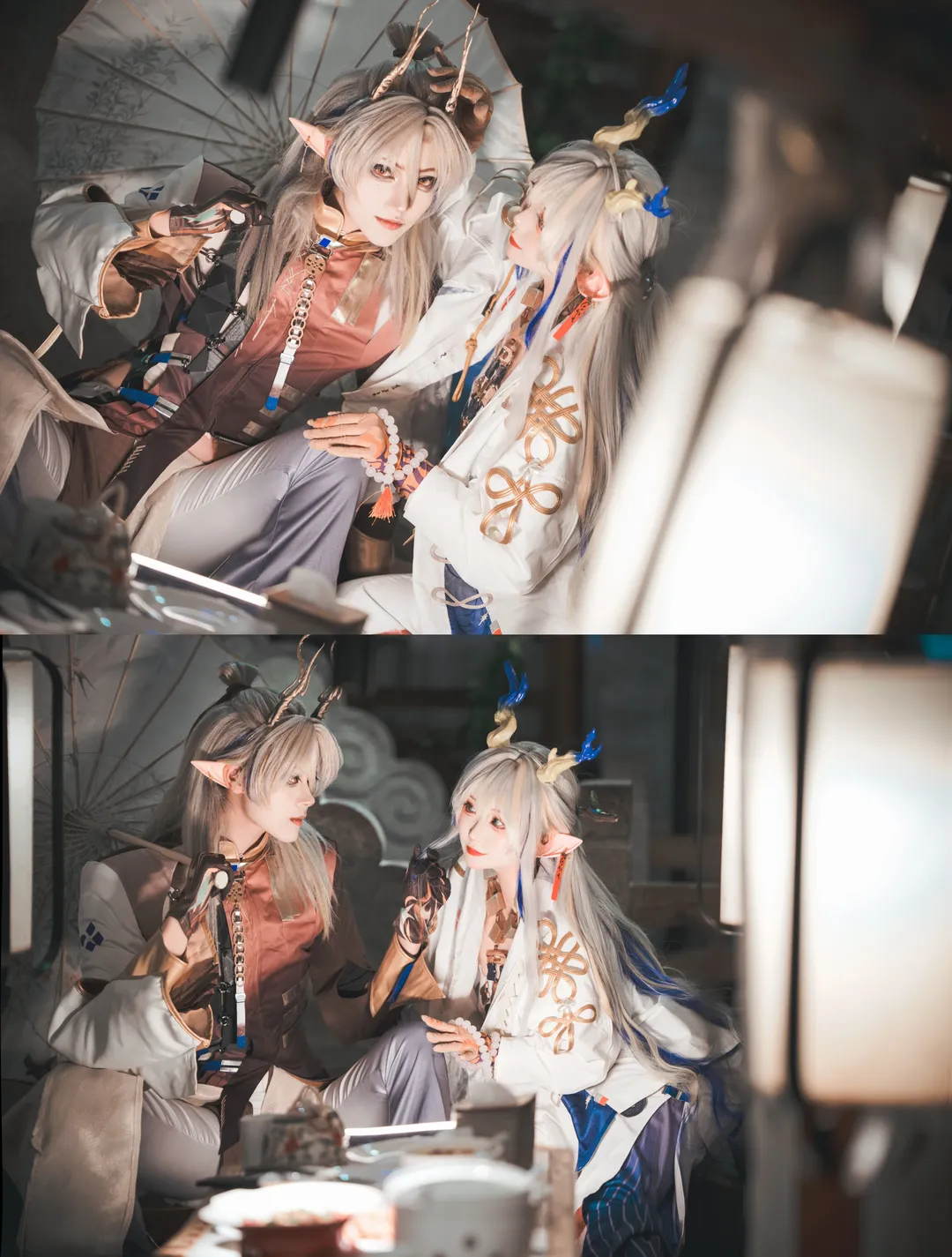 古风cosplay, 明日方舟, 双人外景, 绩黍cos, 怀黍离 - 第1张