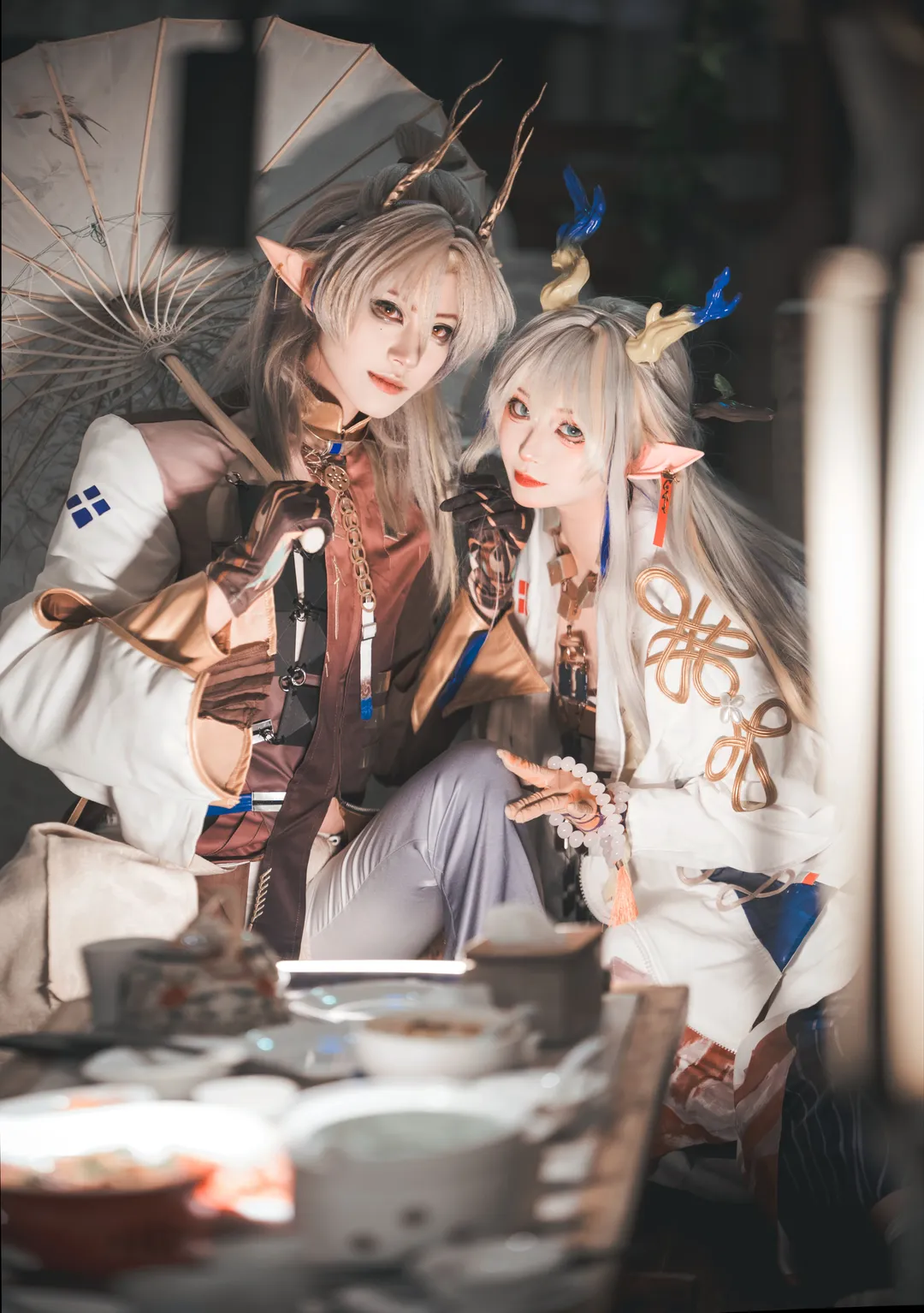 古风cosplay, 明日方舟, 双人外景, 绩黍cos, 怀黍离 - 第3张