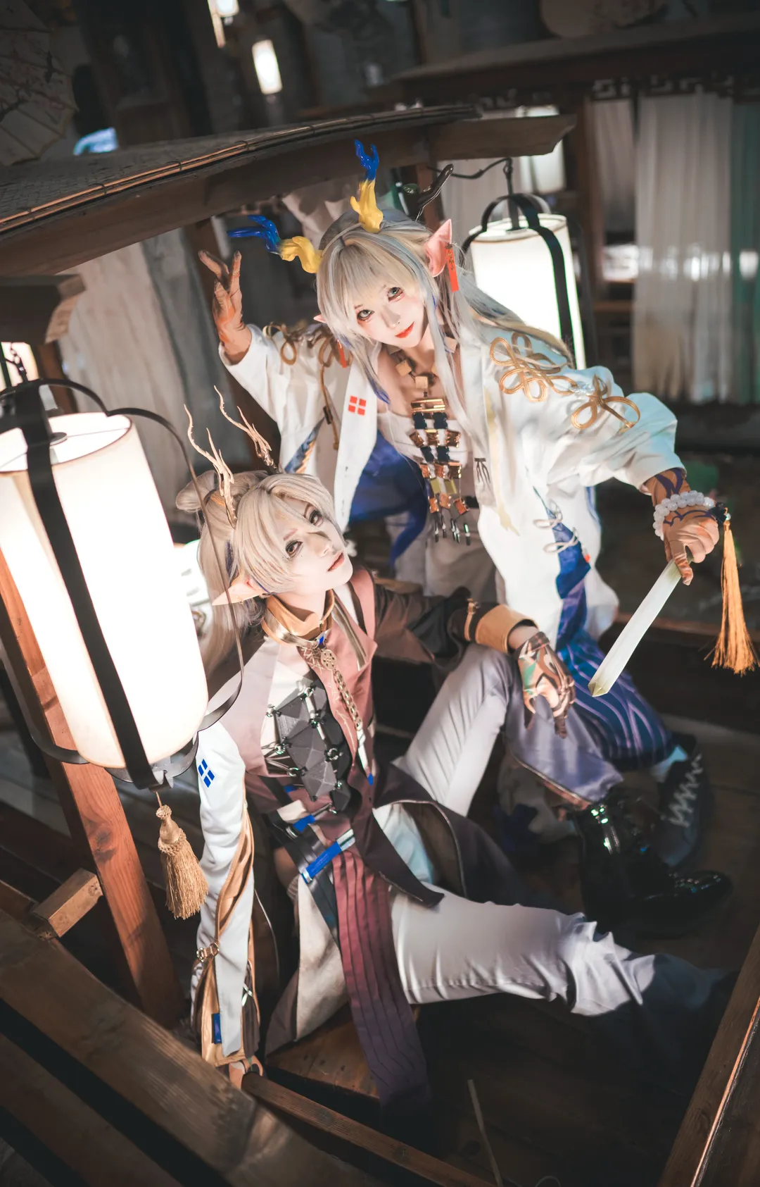 古风cosplay, 明日方舟, 双人外景, 绩黍cos, 怀黍离 - 第4张