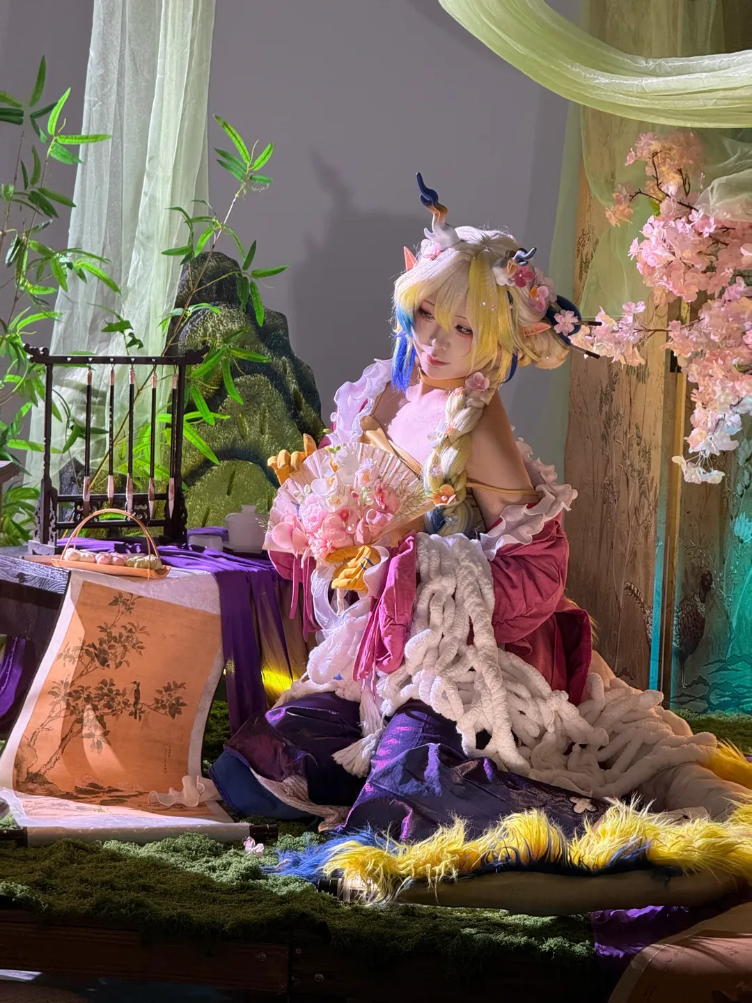 角色扮演, 黍cos, 明日方舟, 春日宴, 国风cosplay - 第1张