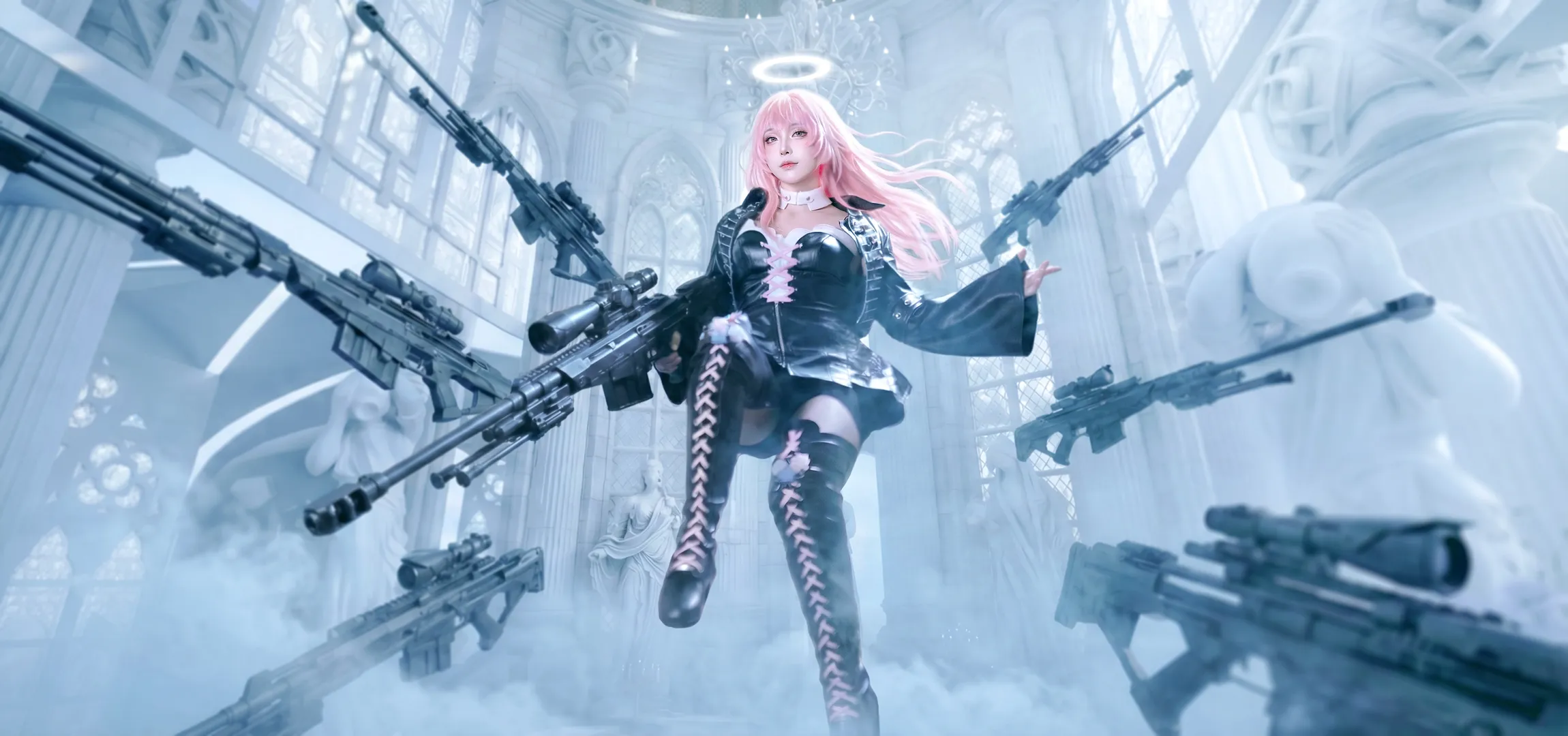 明日方舟, 音律联觉, 蕾缪安cos, cosplay摄影, 二次元穿搭 - 第4张
