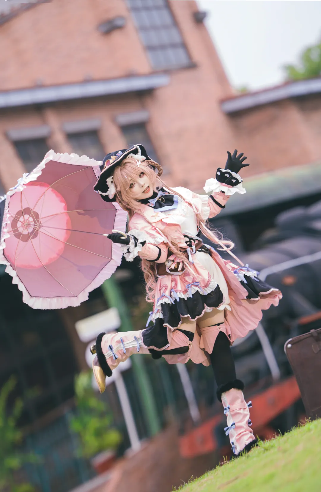 明日方舟, 艾雅法拉cos, cosplay摄影, 明日方舟三丽鸥联名, 棉绒小魔女