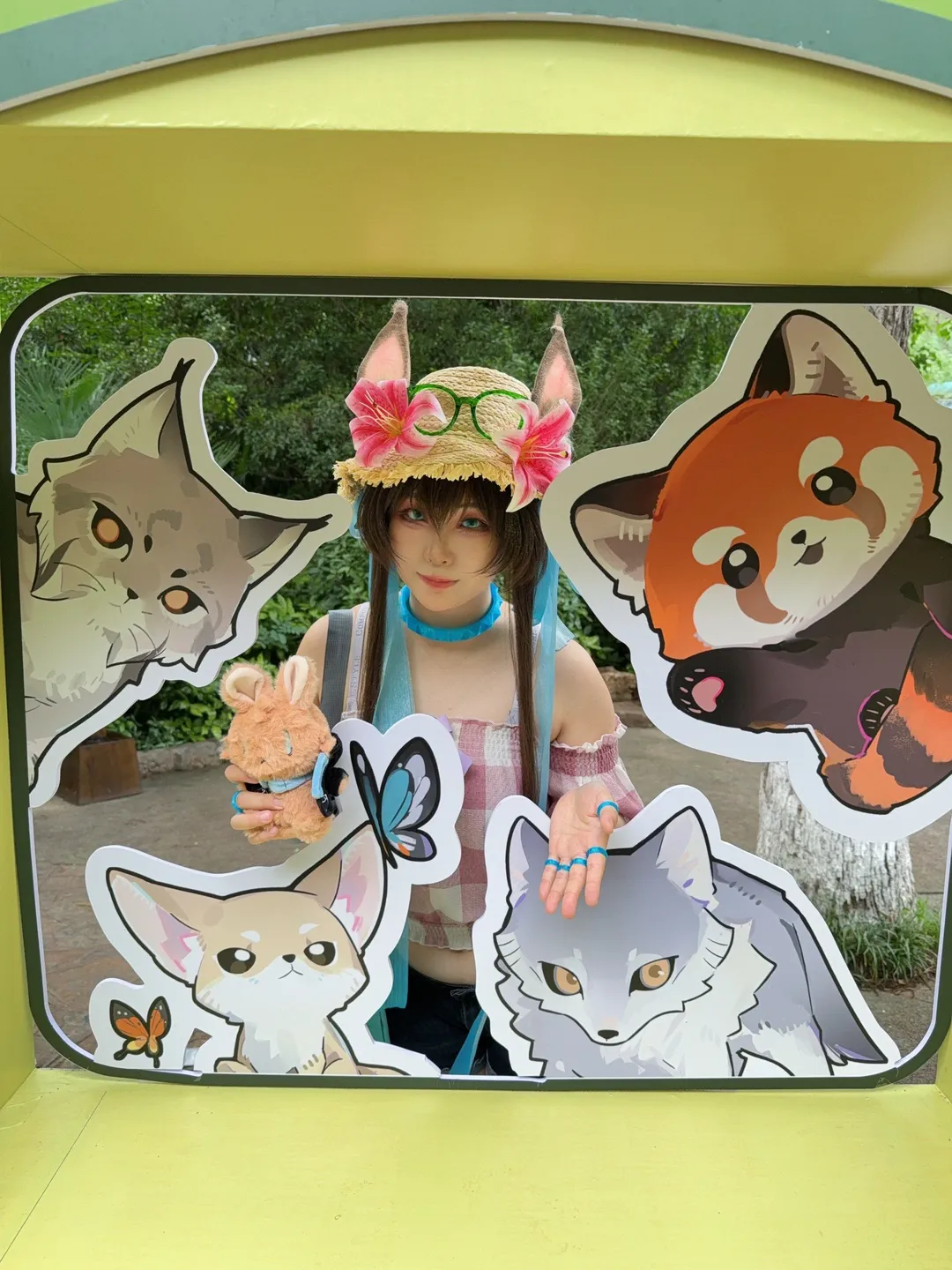アークナイツ, アーミヤ コスプレ, 紅山動物園コラボ, 夏イベントコスプレ, 屋外コスプレ - 1枚目
