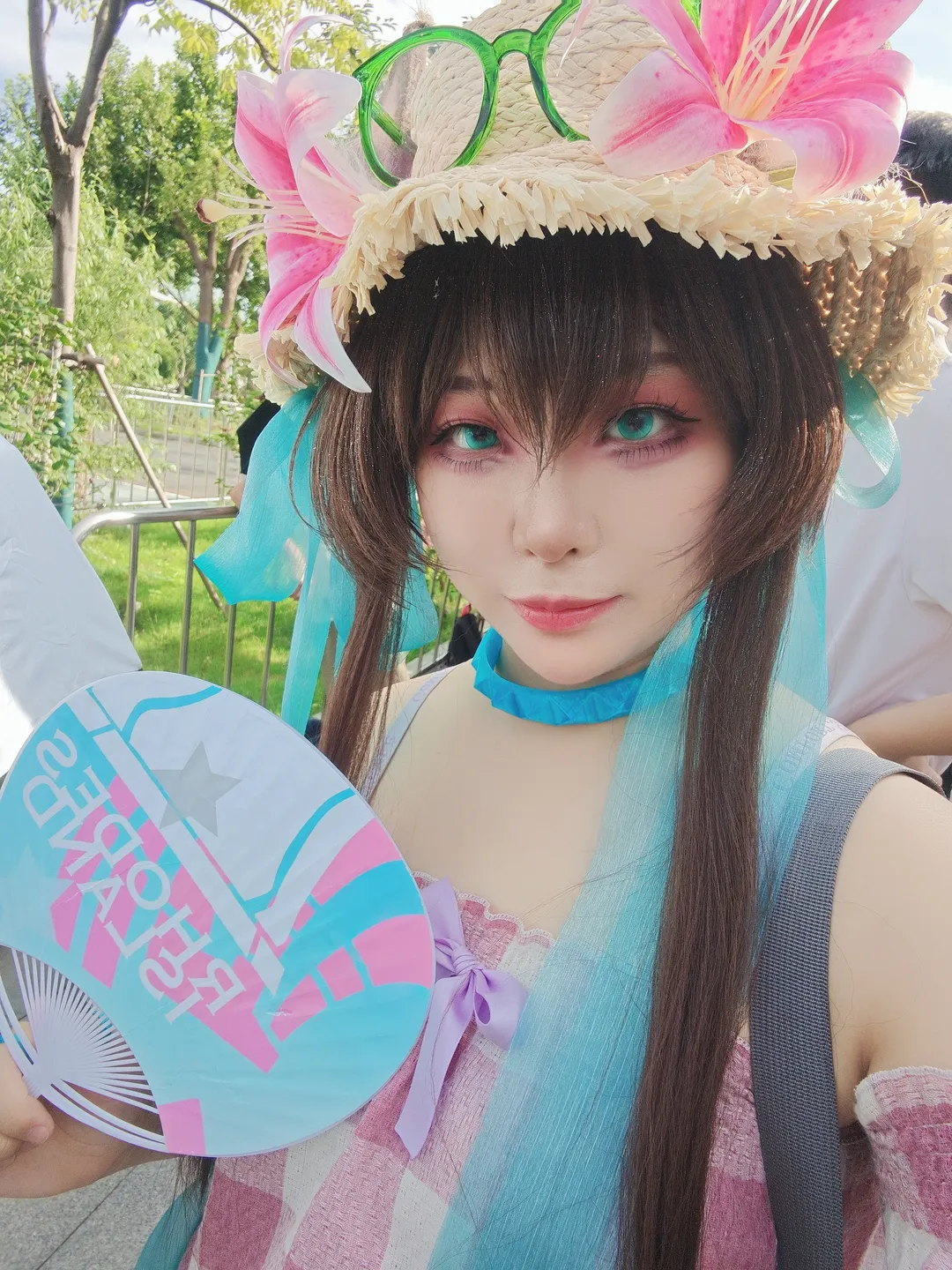 アークナイツ, アーミヤ コスプレ, 紅山動物園コラボ, 夏イベントコスプレ, 屋外コスプレ - 2枚目