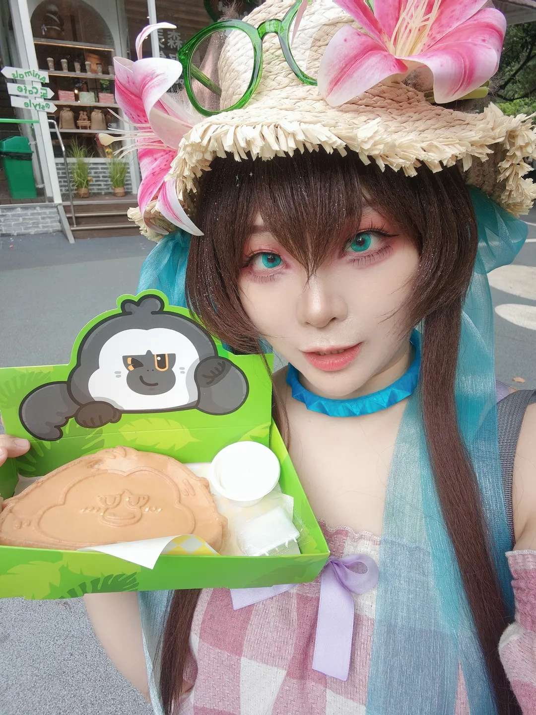 アークナイツ, アーミヤ コスプレ, 紅山動物園コラボ, 夏イベントコスプレ, 屋外コスプレ - 6枚目
