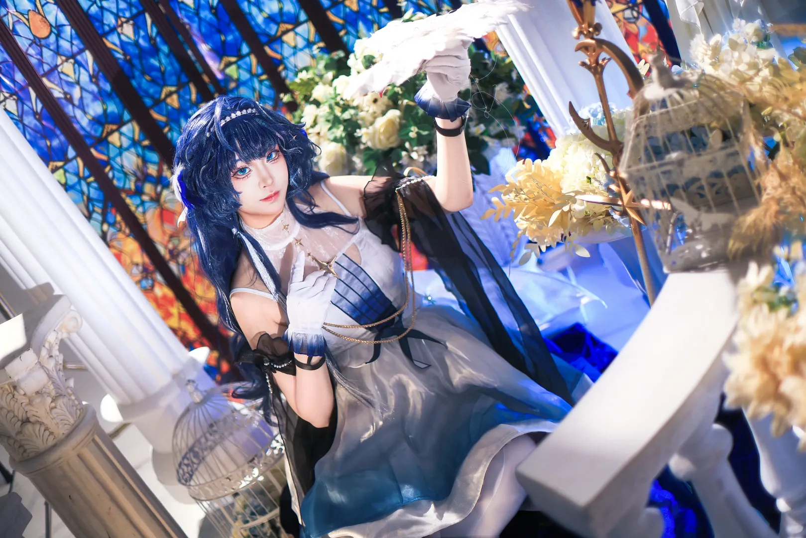 ロールプレイ, アークナイツ, コスプレ撮影, アステシア コスプレ, 殿堂の水鳥 - 3枚目