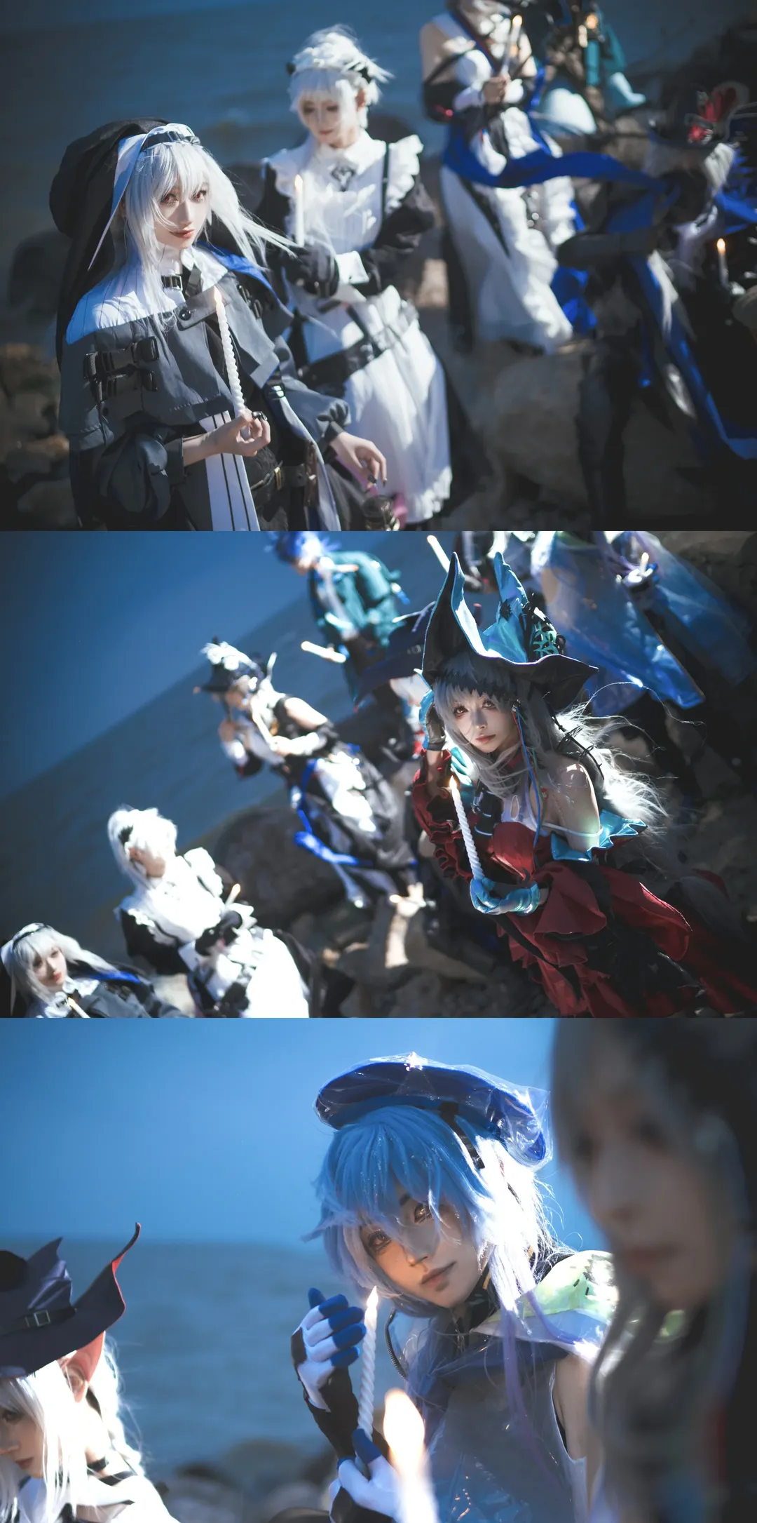 コスプレ, アークナイツ, アビサルハンター, 集合写真, ローレンティナコスプレ - 7枚目