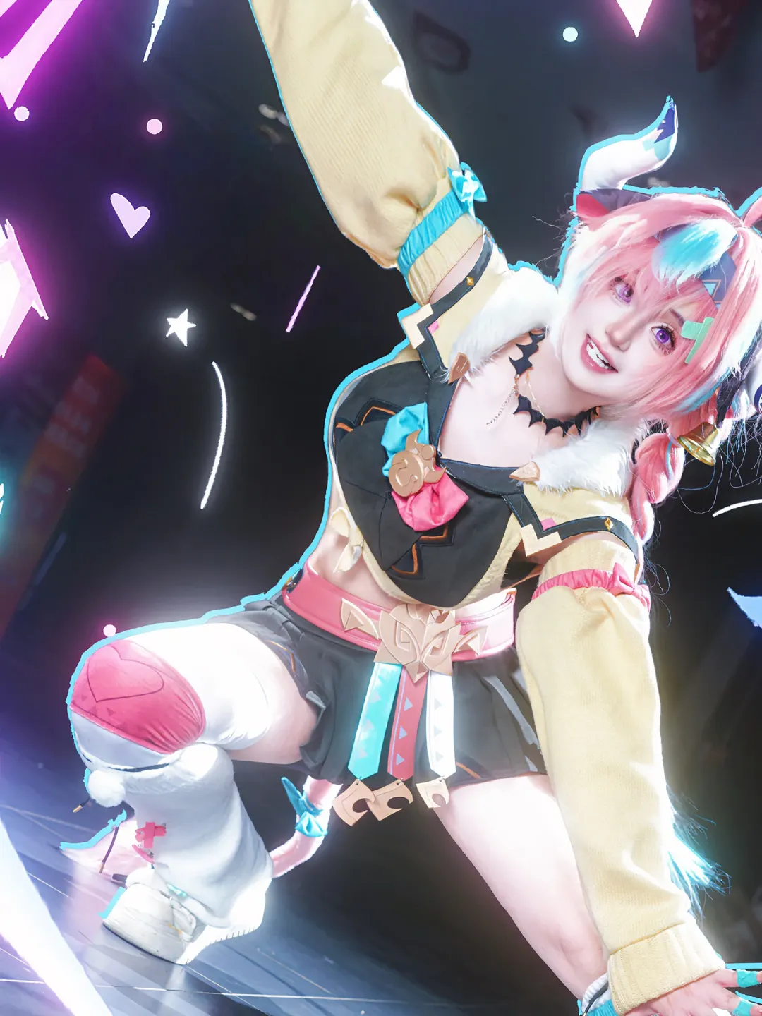 原神, 漫展场照, 瓦雷莎cos, cosplay正片, 战斗姿势 - 第2张