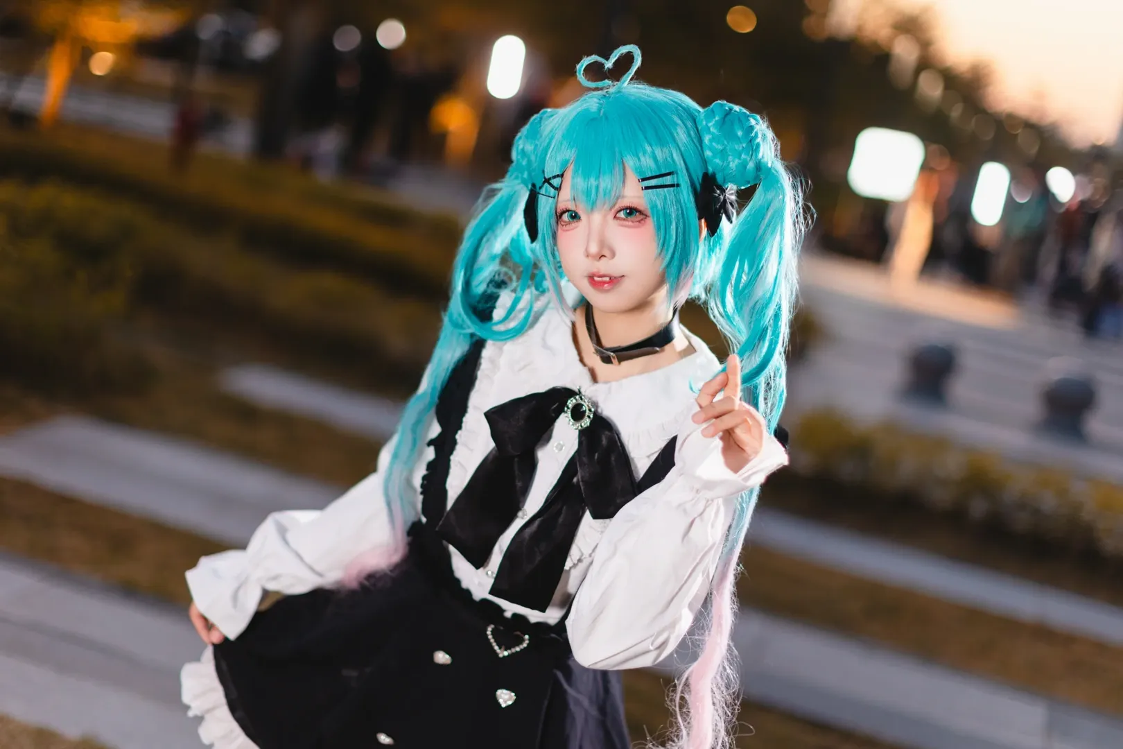 漫展返图, 初音未来cos, 萤火虫动漫嘉年华, Vocaloid, 地雷系 - 第5张