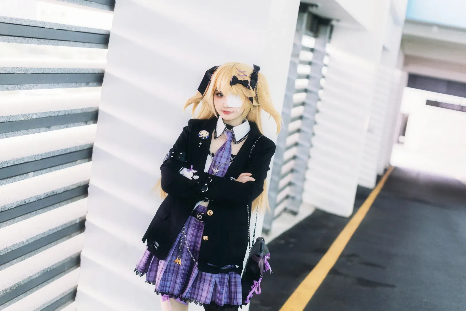 原神, 漫展场照, 夜景人像, cosplay摄影, 菲谢尔cos - 第3张