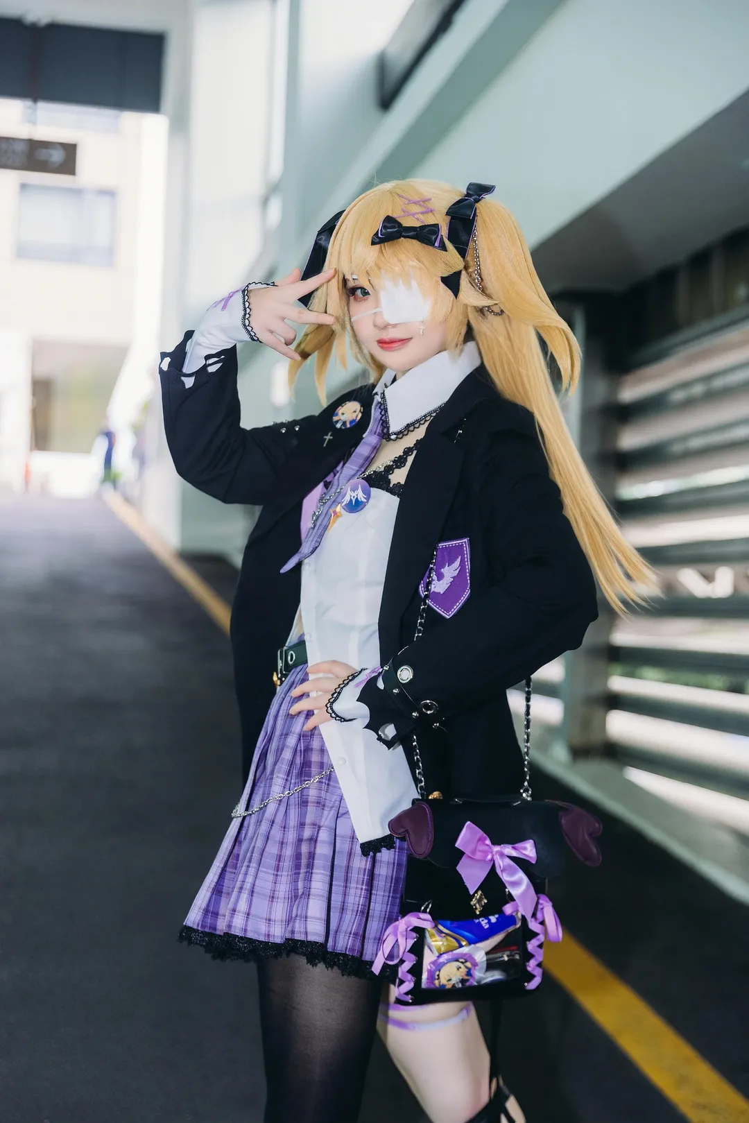 原神, 漫展场照, 夜景人像, cosplay摄影, 菲谢尔cos - 第9张