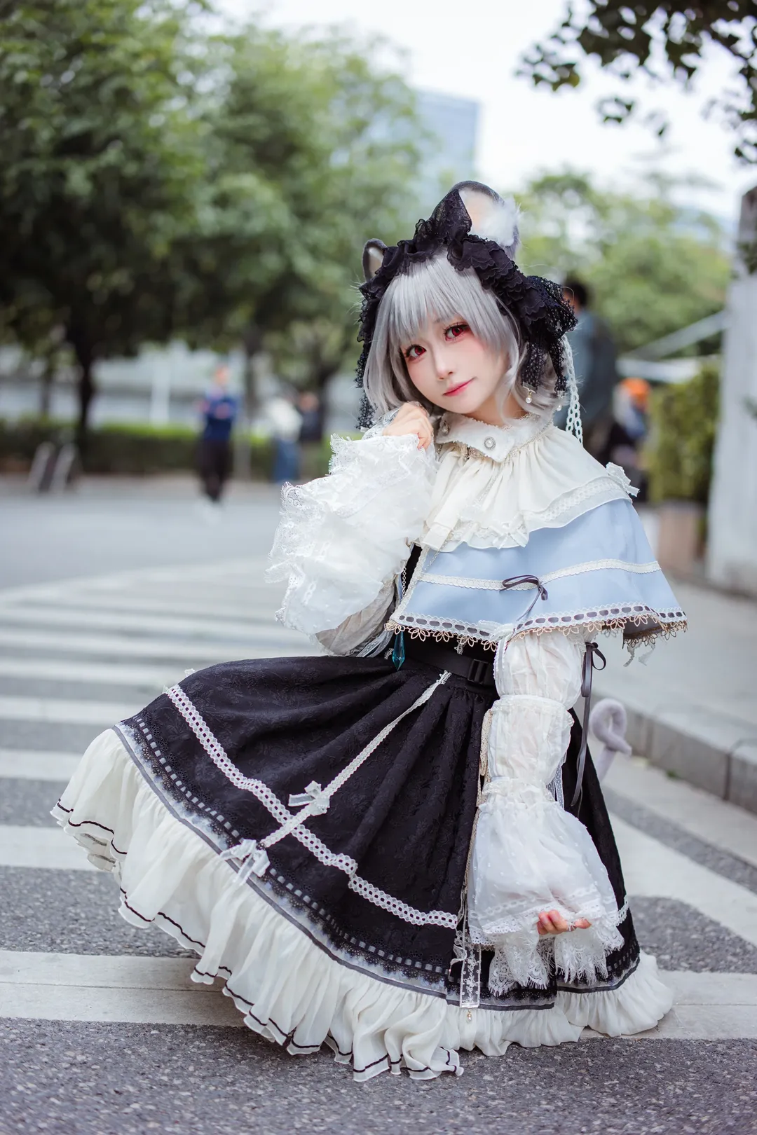 東方Project, イベント写真, ナズーリンコスプレ, 獣耳少女, ロリータファッション - 4枚目