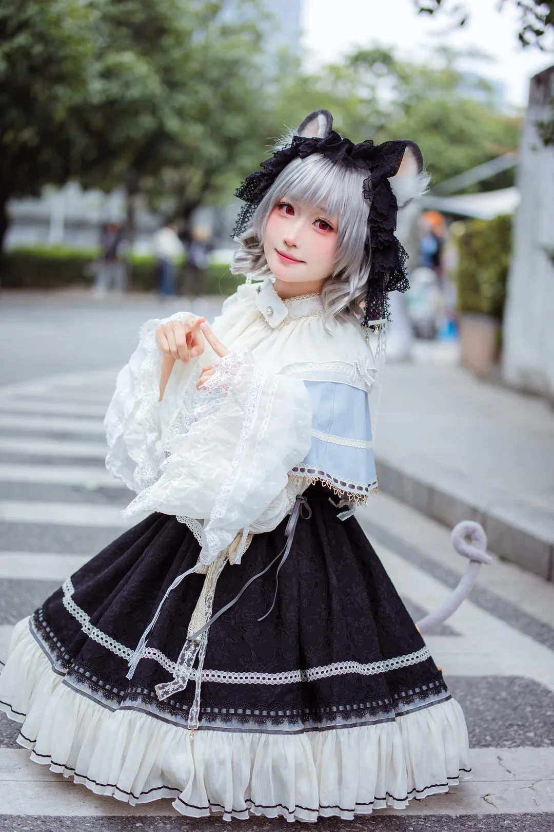 東方Project, イベント写真, ナズーリンコスプレ, 獣耳少女, ロリータファッション - 7枚目