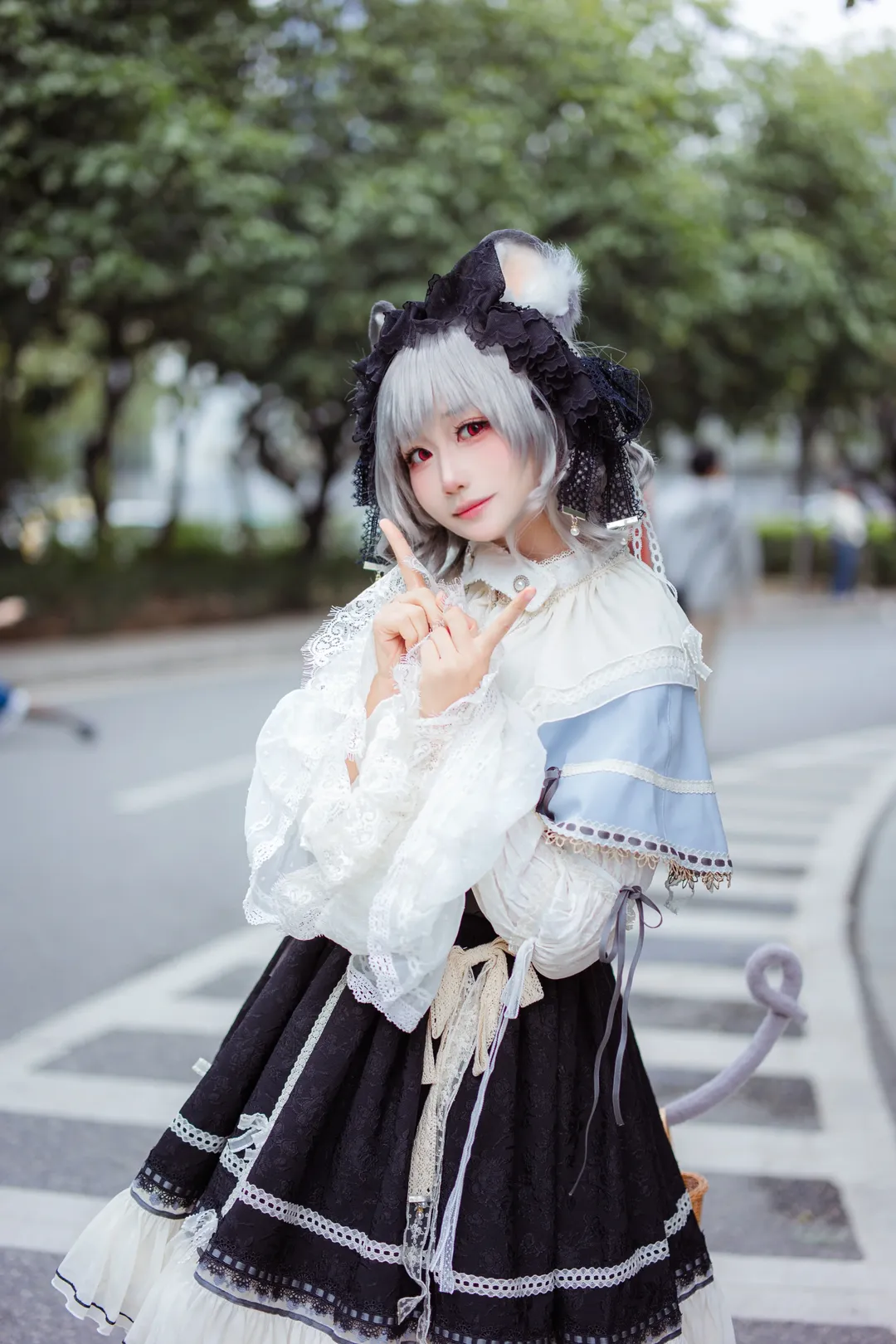 東方Project, イベント写真, ナズーリンコスプレ, 獣耳少女, ロリータファッション - 8枚目