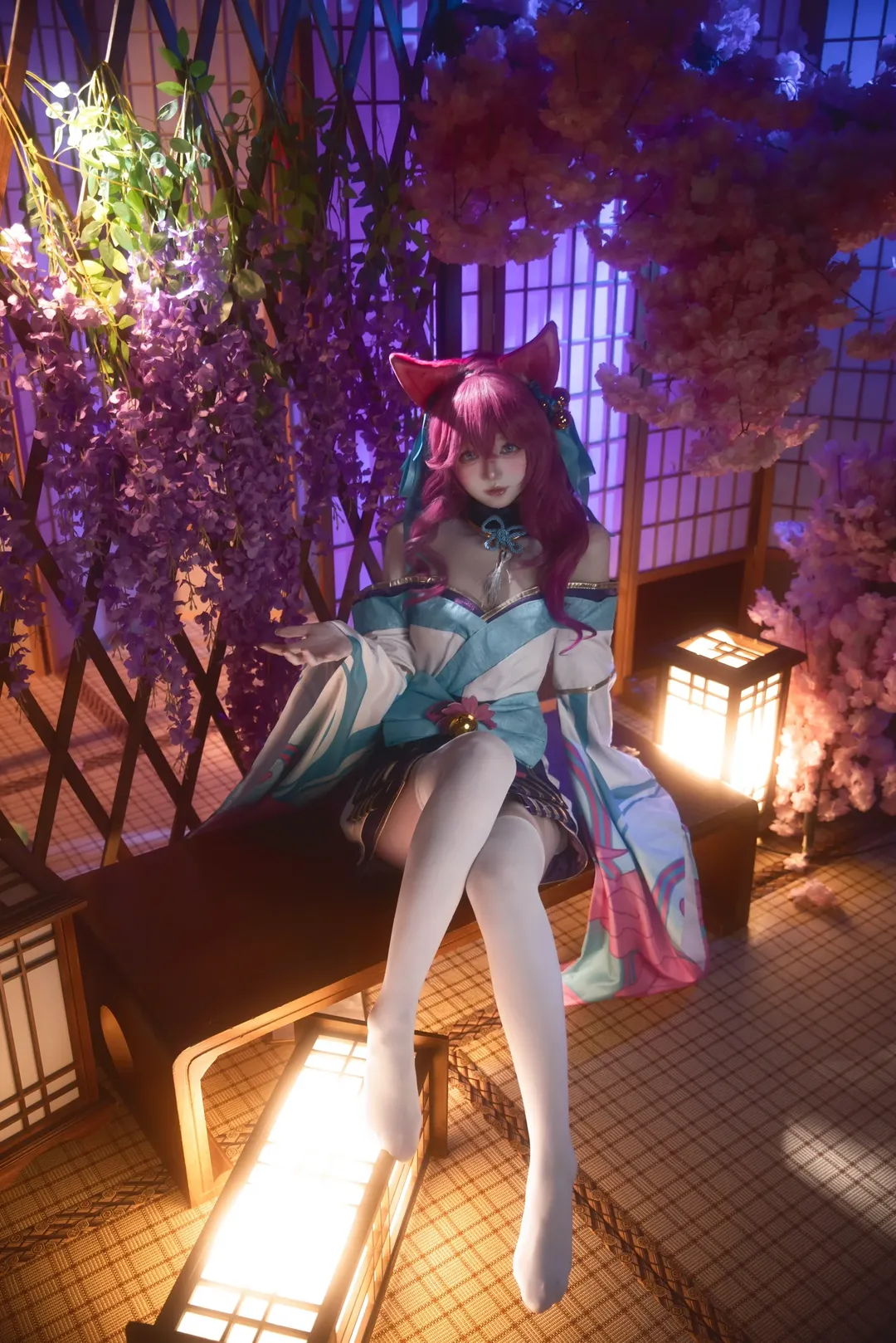 二次元, 拍照姿势, cosplay正片, 阿狸cos, 英雄联盟 - 第2张