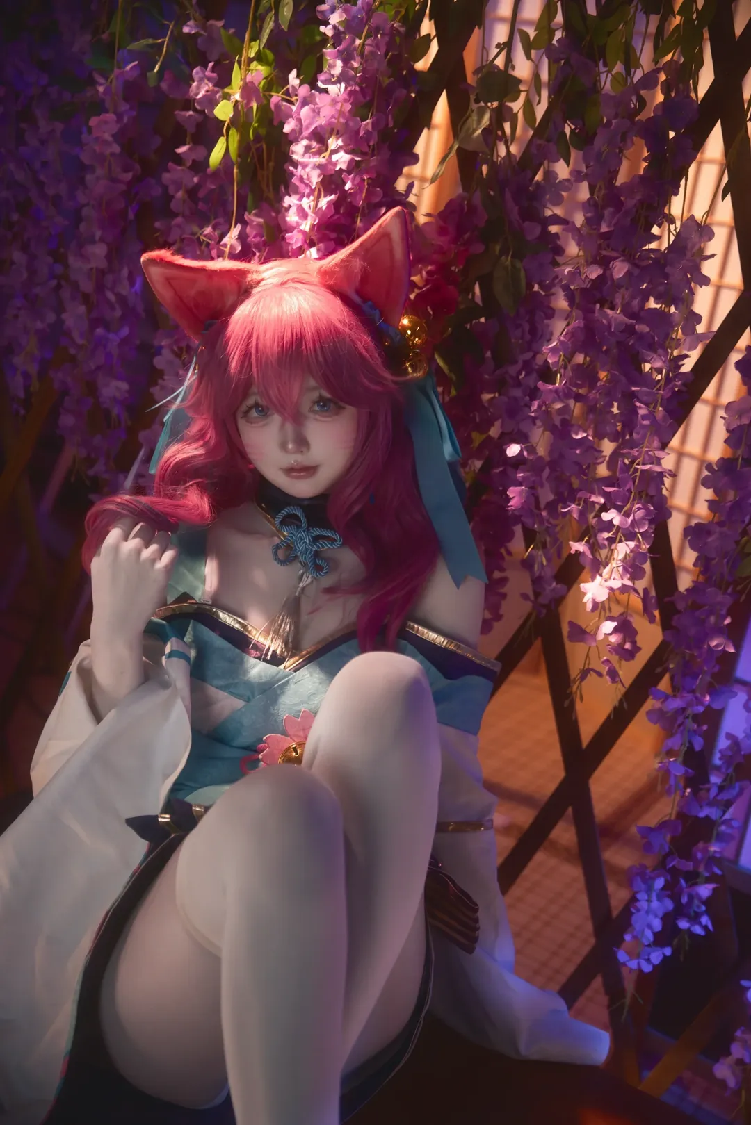 二次元, 拍照姿势, cosplay正片, 阿狸cos, 英雄联盟