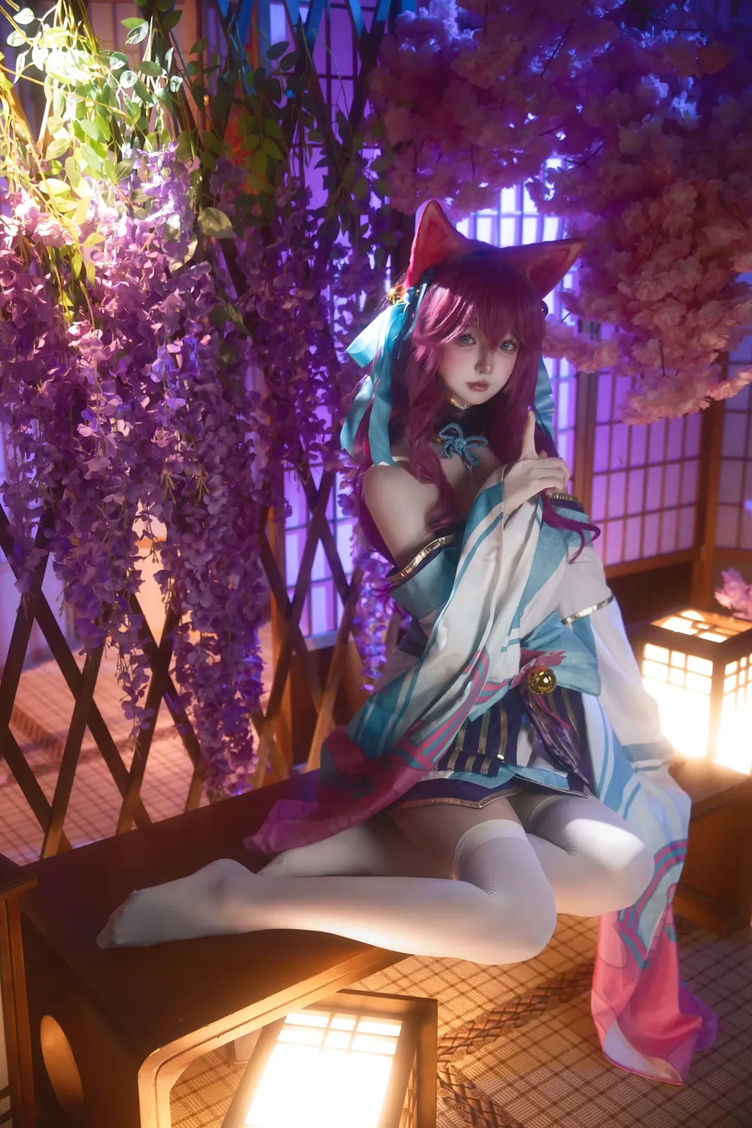 二次元, 拍照姿势, cosplay正片, 阿狸cos, 英雄联盟 - 第4张