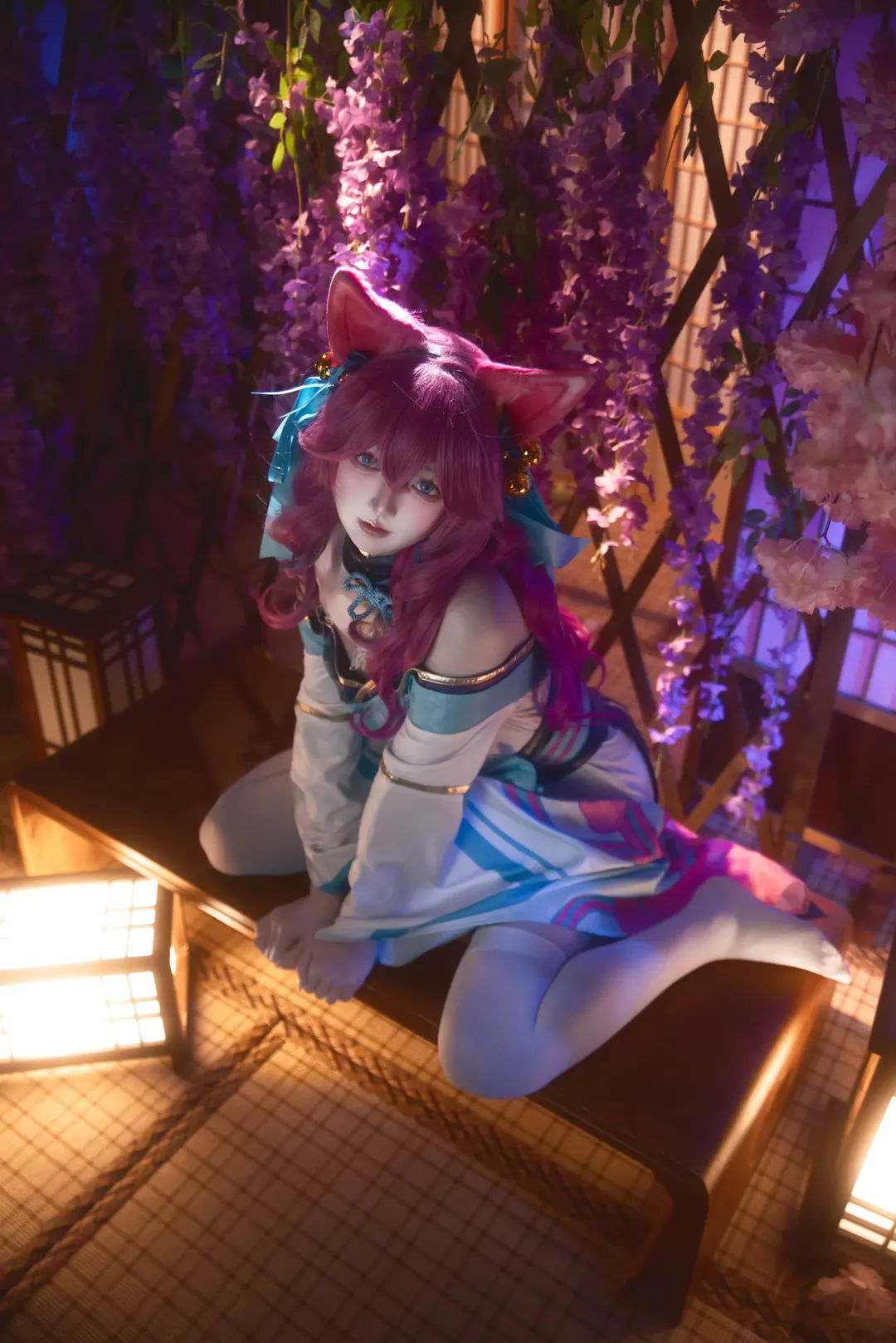 二次元, 拍照姿势, cosplay正片, 阿狸cos, 英雄联盟 - 第5张