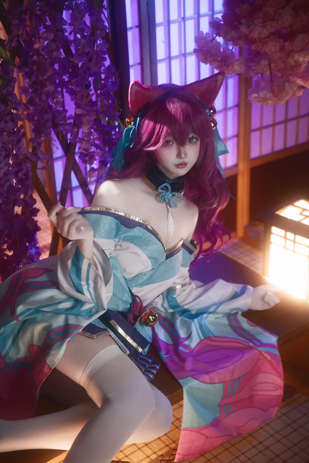 二次元, 拍照姿势, cosplay正片, 阿狸cos, 英雄联盟 - 第7张
