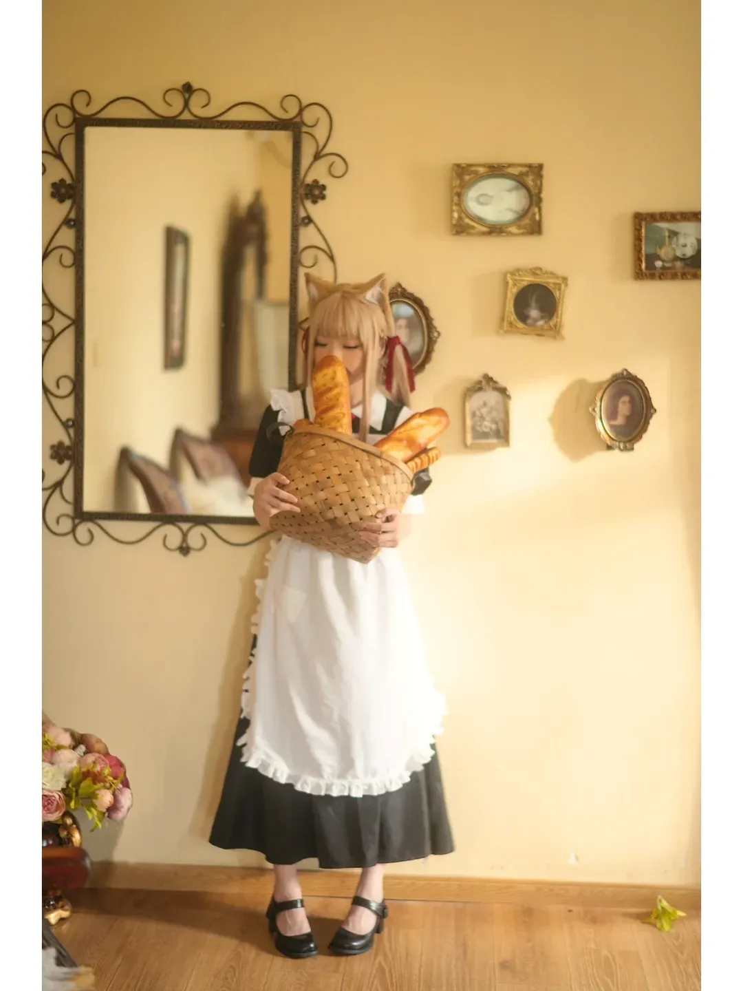Atmospheric photography, Kinako cosplay, Casual cosplay, Cat-ear maid, Natural light photography - Image 6