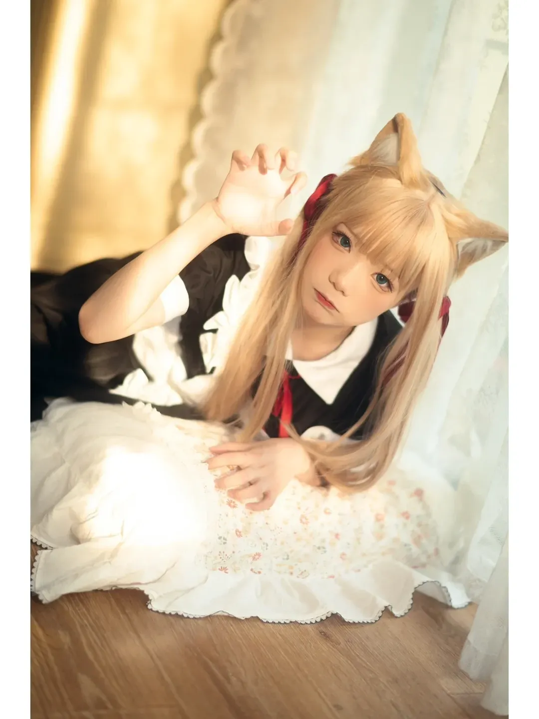 Atmospheric photography, Kinako cosplay, Casual cosplay, Cat-ear maid, Natural light photography - Image 7