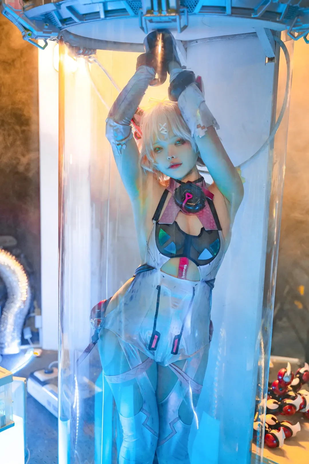 二次元Coser, 少女祈祷中cos, 交错战线, 科幻机甲, 培养舱正片 - 第3张