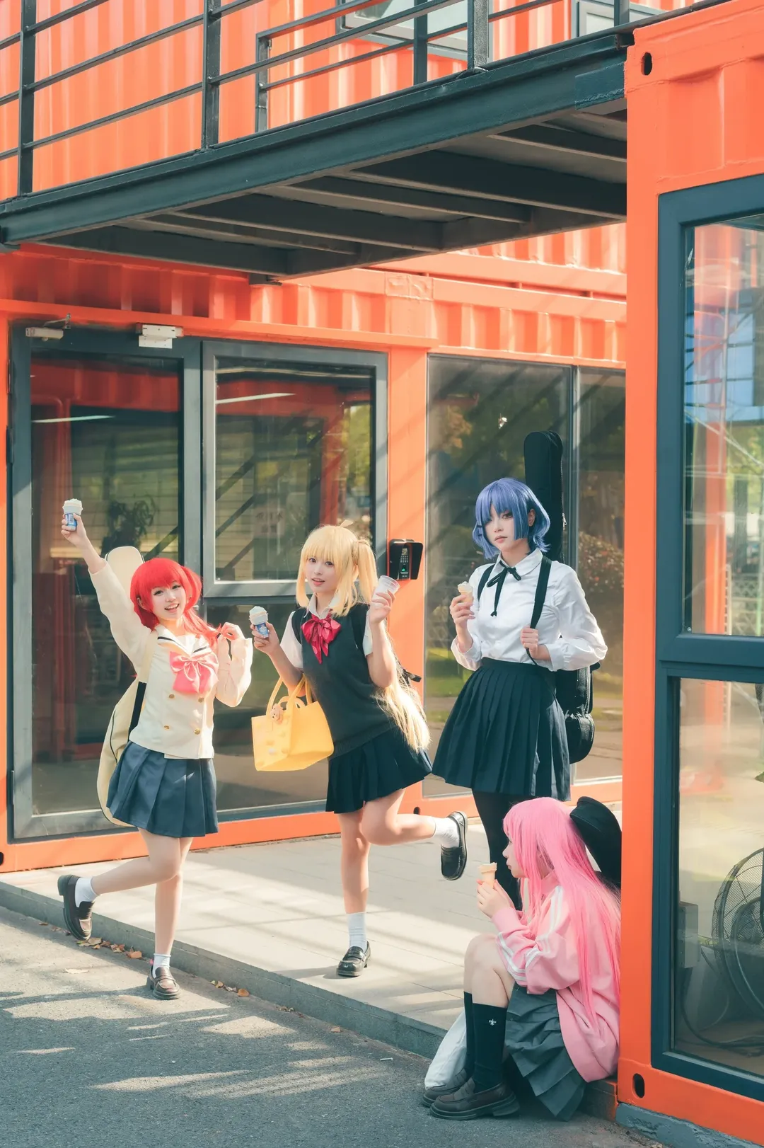 後藤ひとり コスプレ, ぼっち・ざ・ろっく！, 山田リョウ コスプレ, 伊地知虹夏コスプレ, 喜多郁代コスプレ - 16枚目